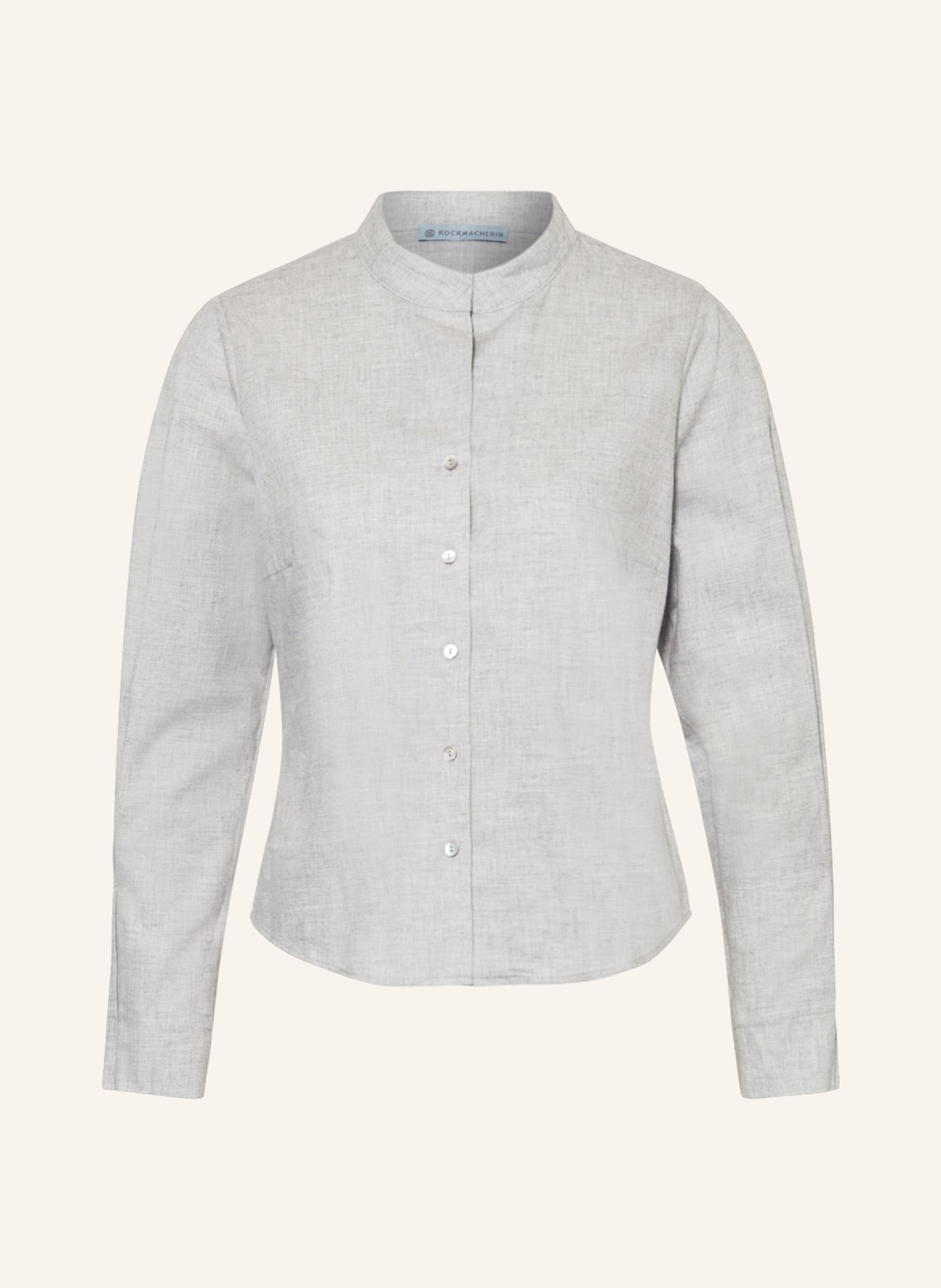 ROCKMACHERIN Trachten blouse NORA, Color: GRAY (Image 1)