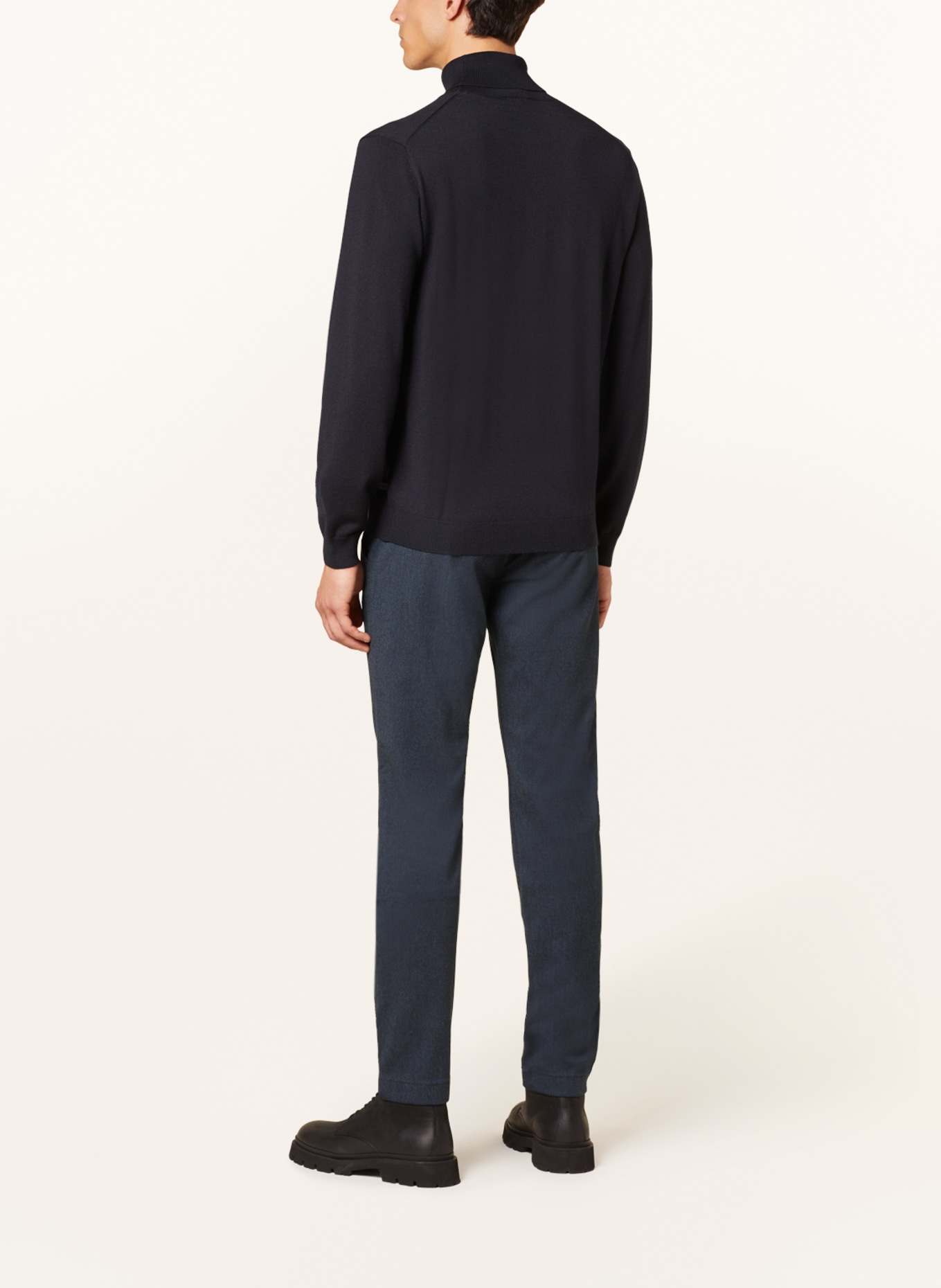 pierre cardin Rollkragenpullover: DUNKELBLAU
