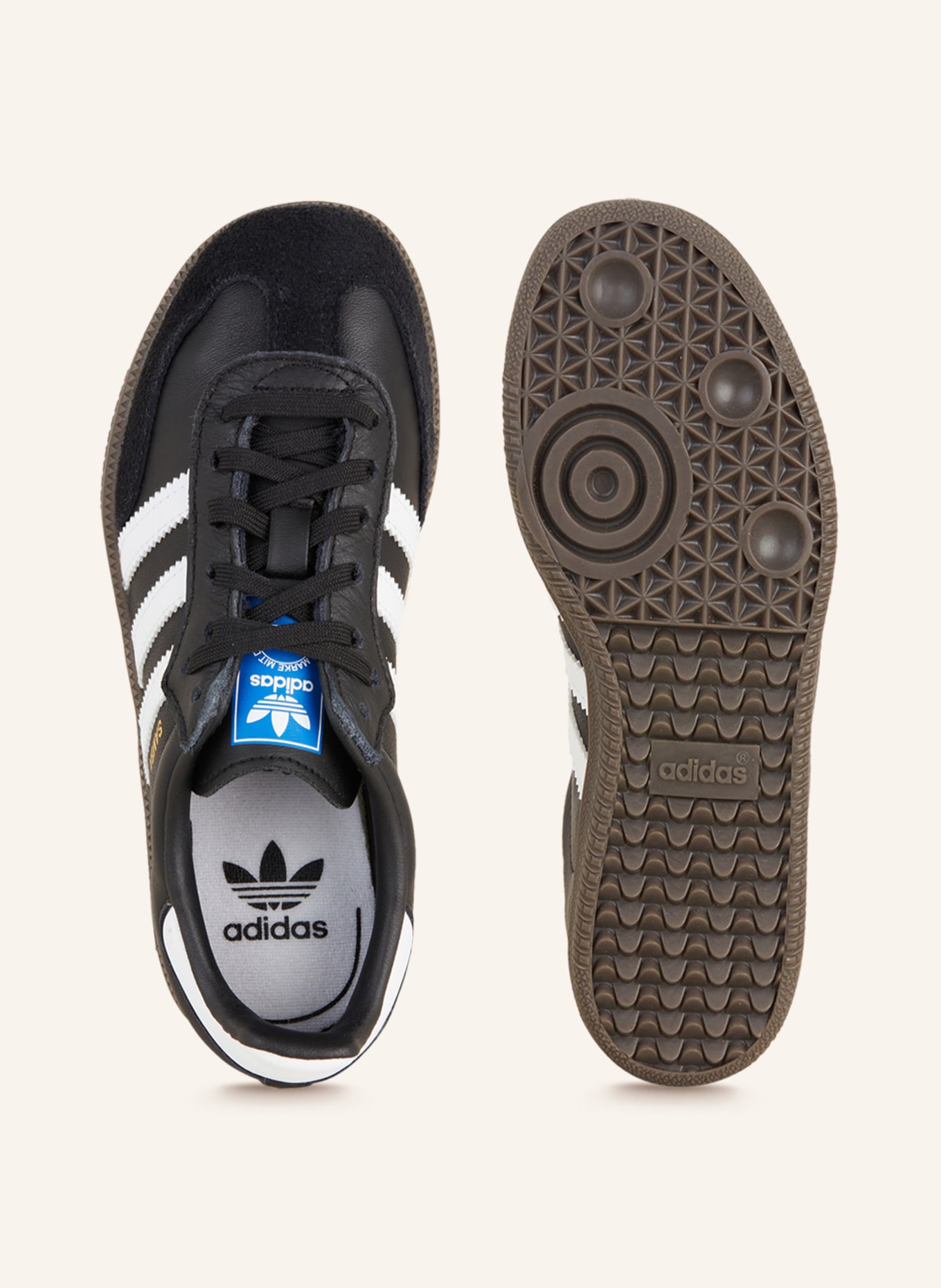adidas Originals Sneaker SAMBA, Farbe: SCHWARZ/ WEISS (Bild 5)
