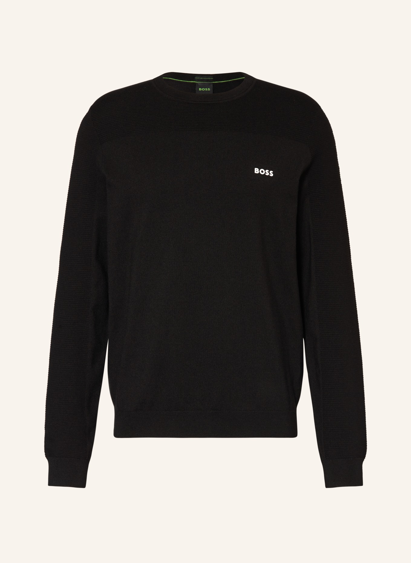 BOSS Sweater MOMENTUM, Color: BLACK (Image 1)