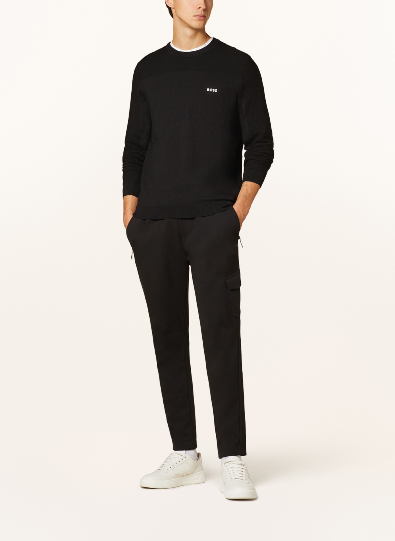 BOSS Sweater MOMENTUM, Color: BLACK (Image 2)