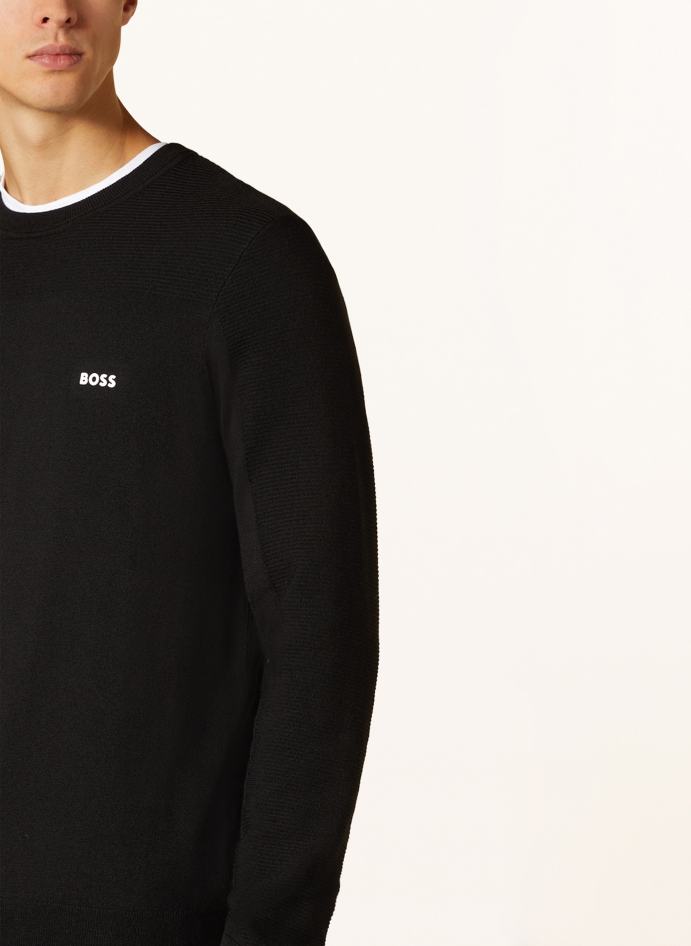 BOSS Sweater MOMENTUM, Color: BLACK (Image 4)