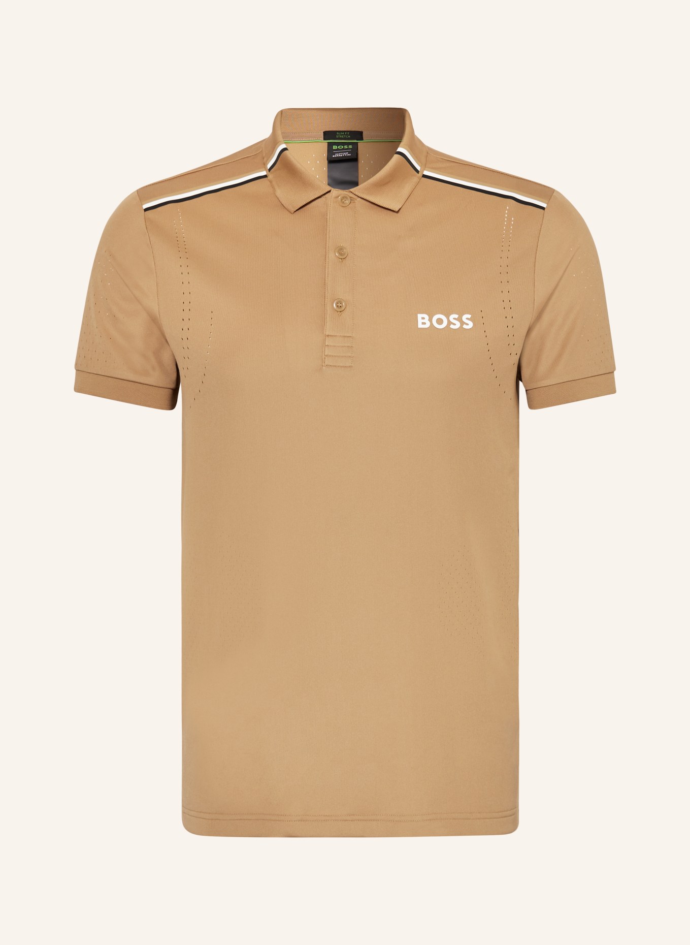 BOSS Funktions-Poloshirt PATTEO, Farbe: CAMEL (Bild 1)