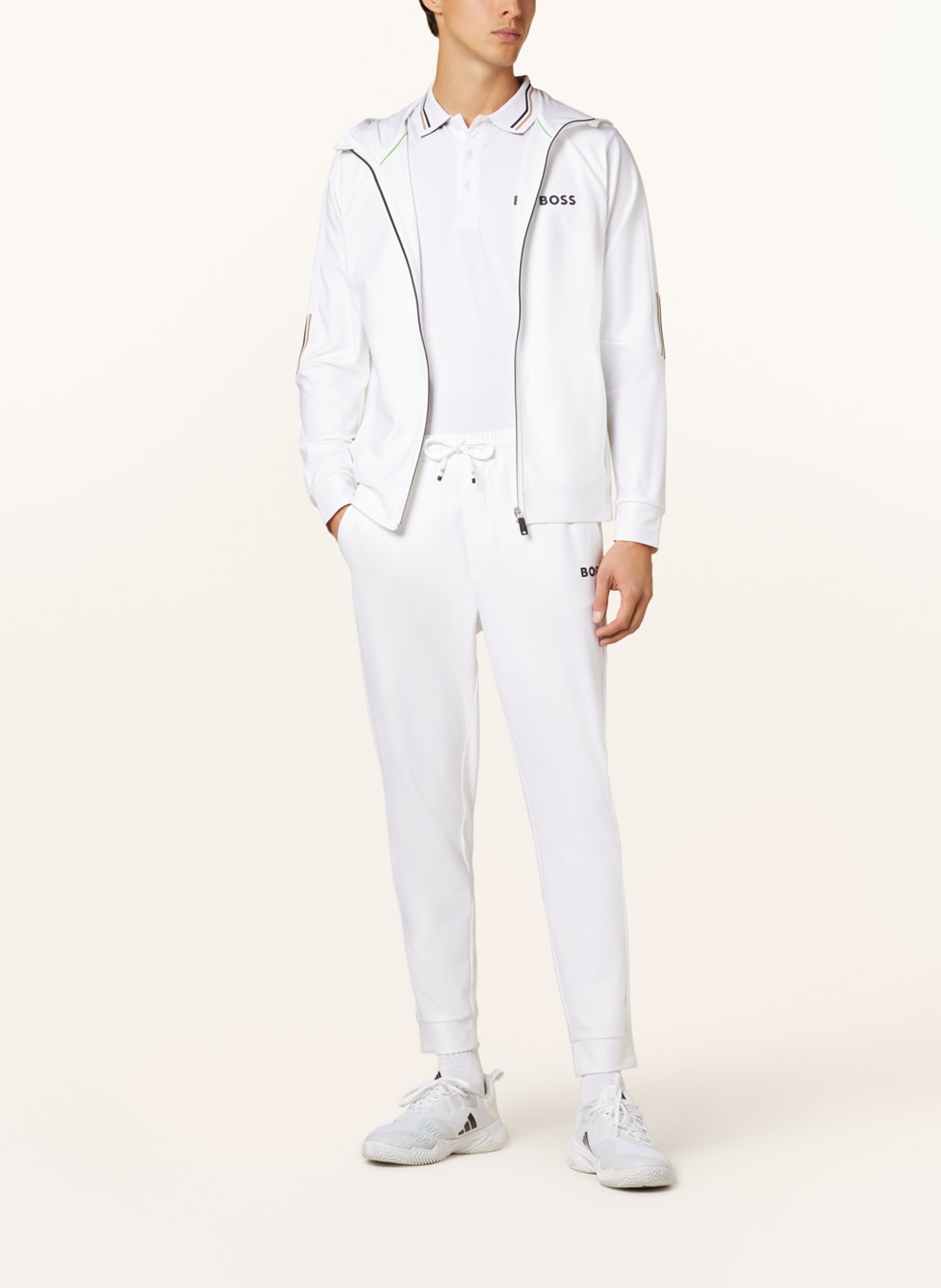 BOSS Training jacket SICON, Color: WHITE (Image 2)