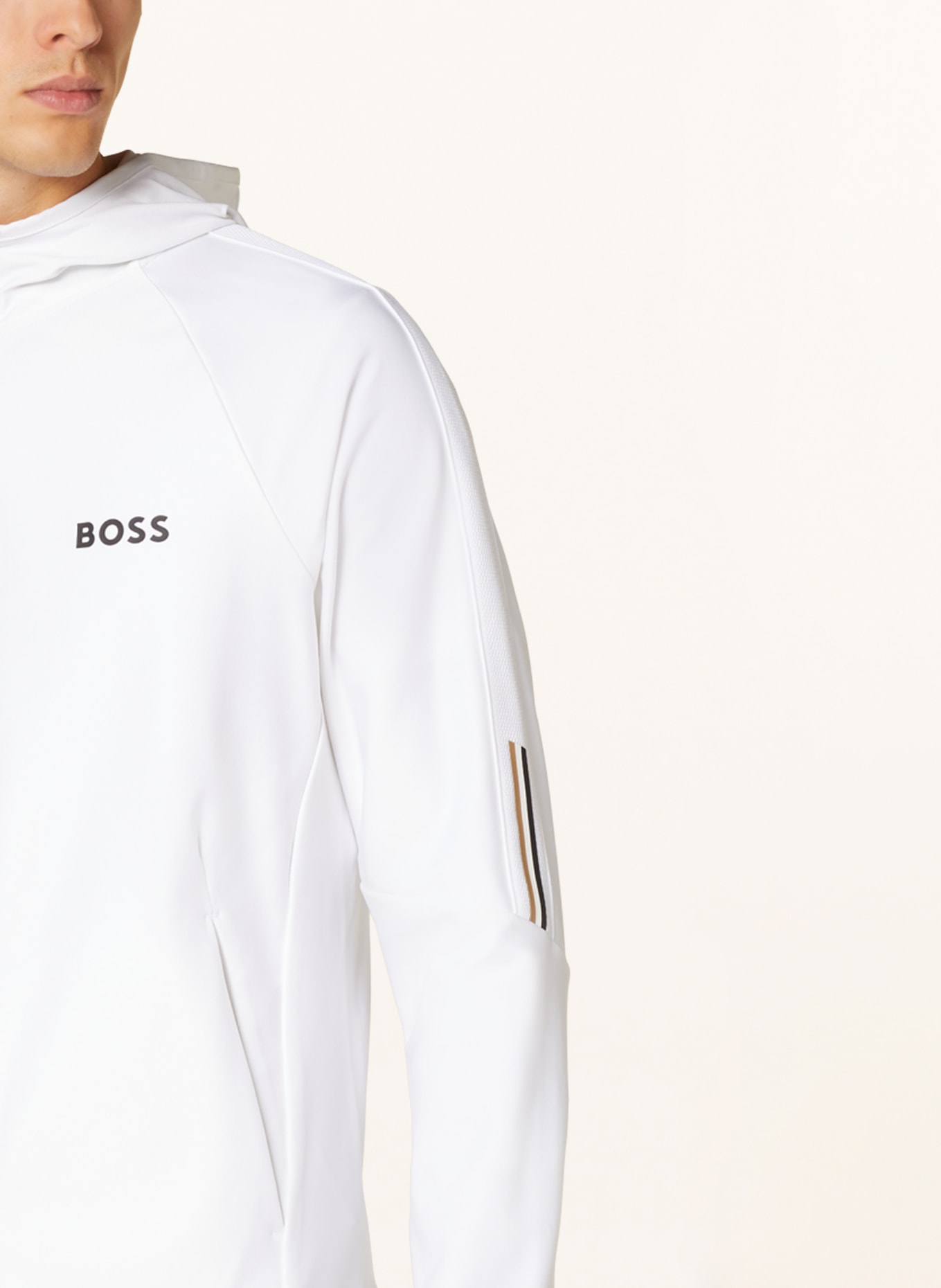 BOSS Training jacket SICON, Color: WHITE (Image 5)