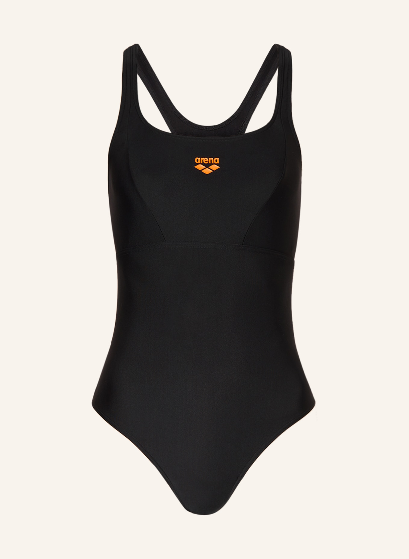 arena Swimsuit SOLID, Color: BLACK (Image 1)