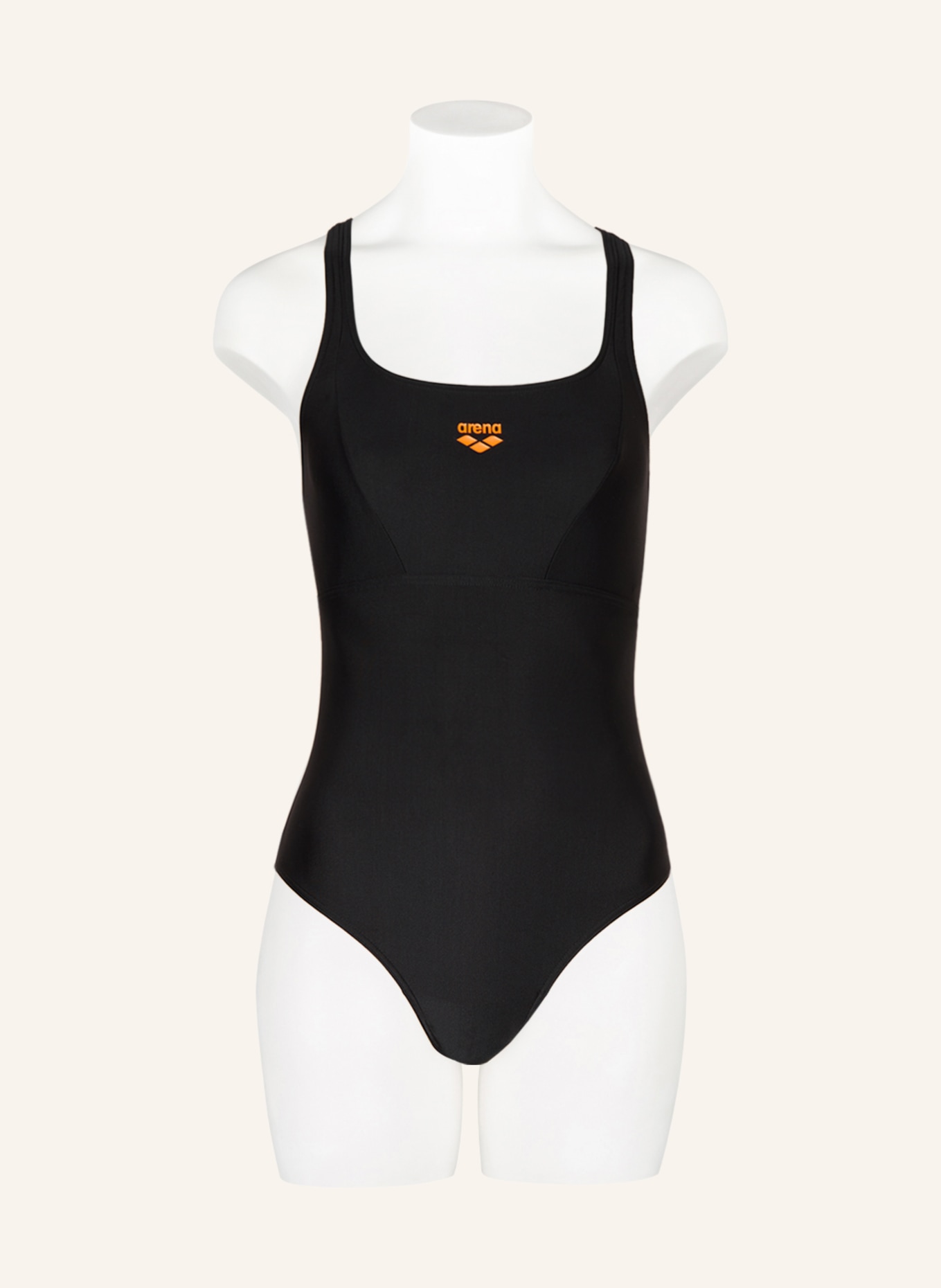 arena Swimsuit SOLID, Color: BLACK (Image 2)