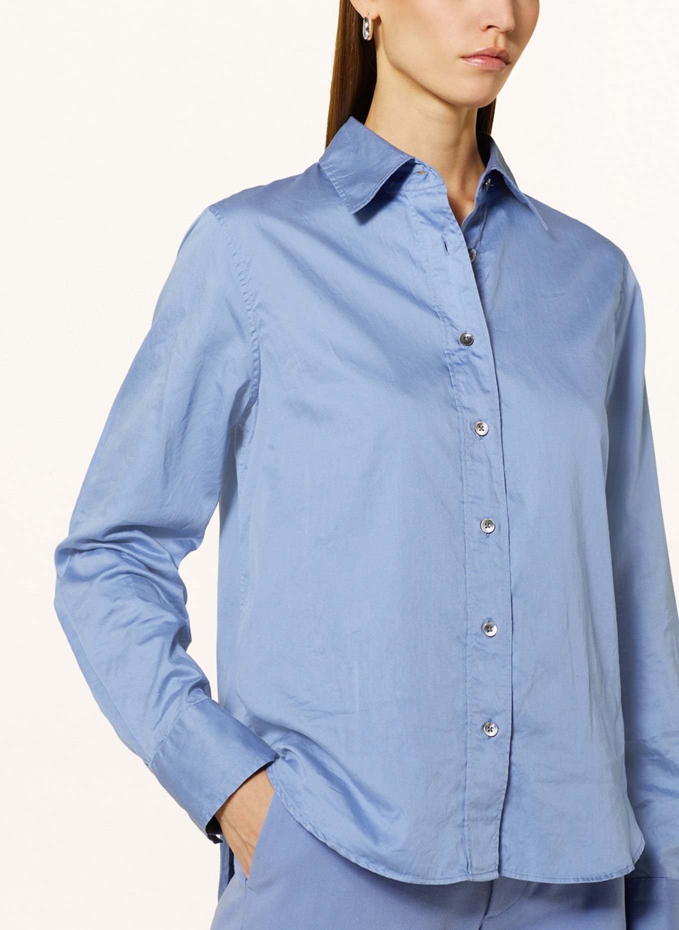 CLOSED Shirt blouse, Color: LIGHT BLUE (Image 4)