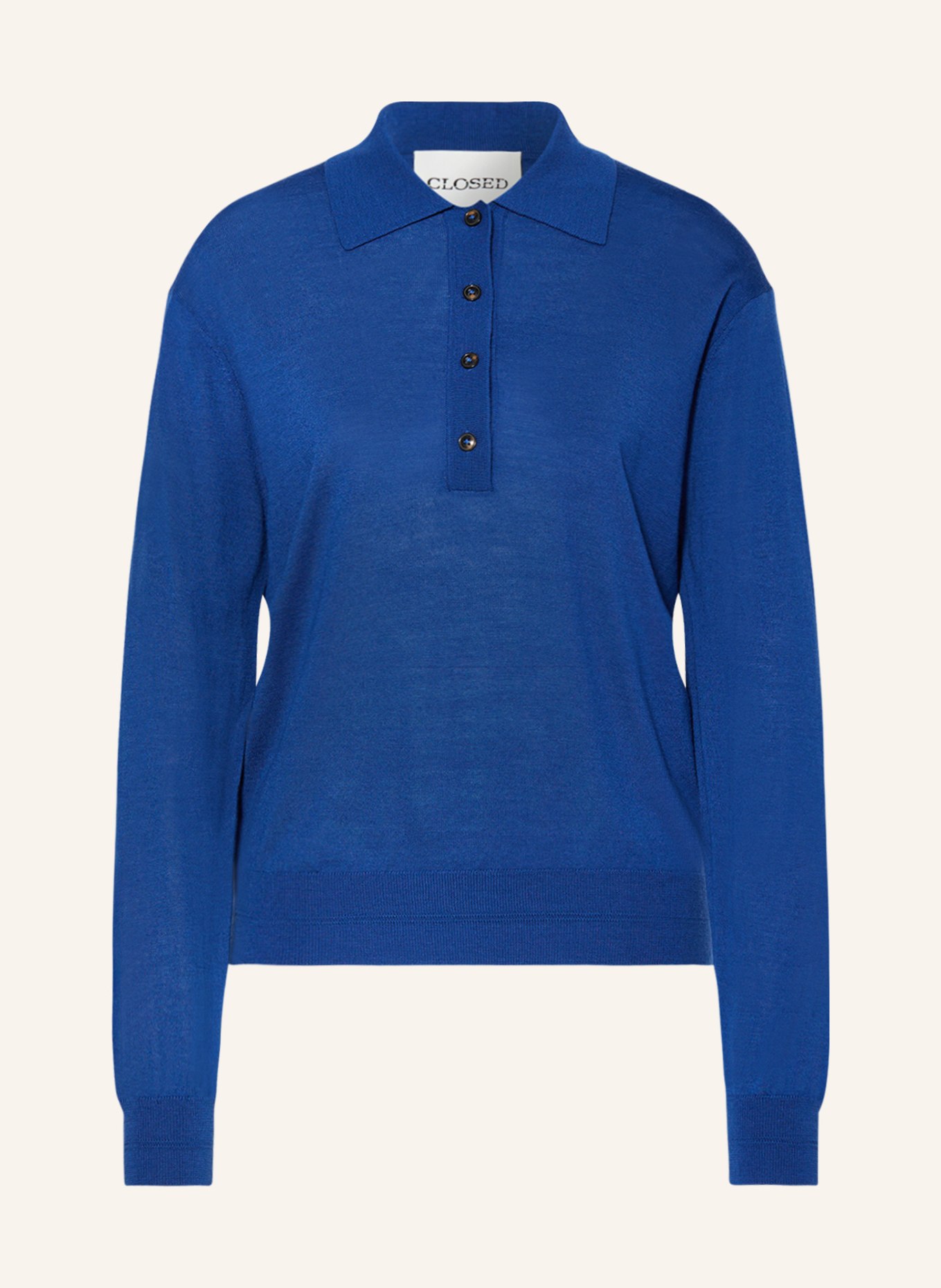 CLOSED Long sleeve shirt, Color: BLUE (Image 1)