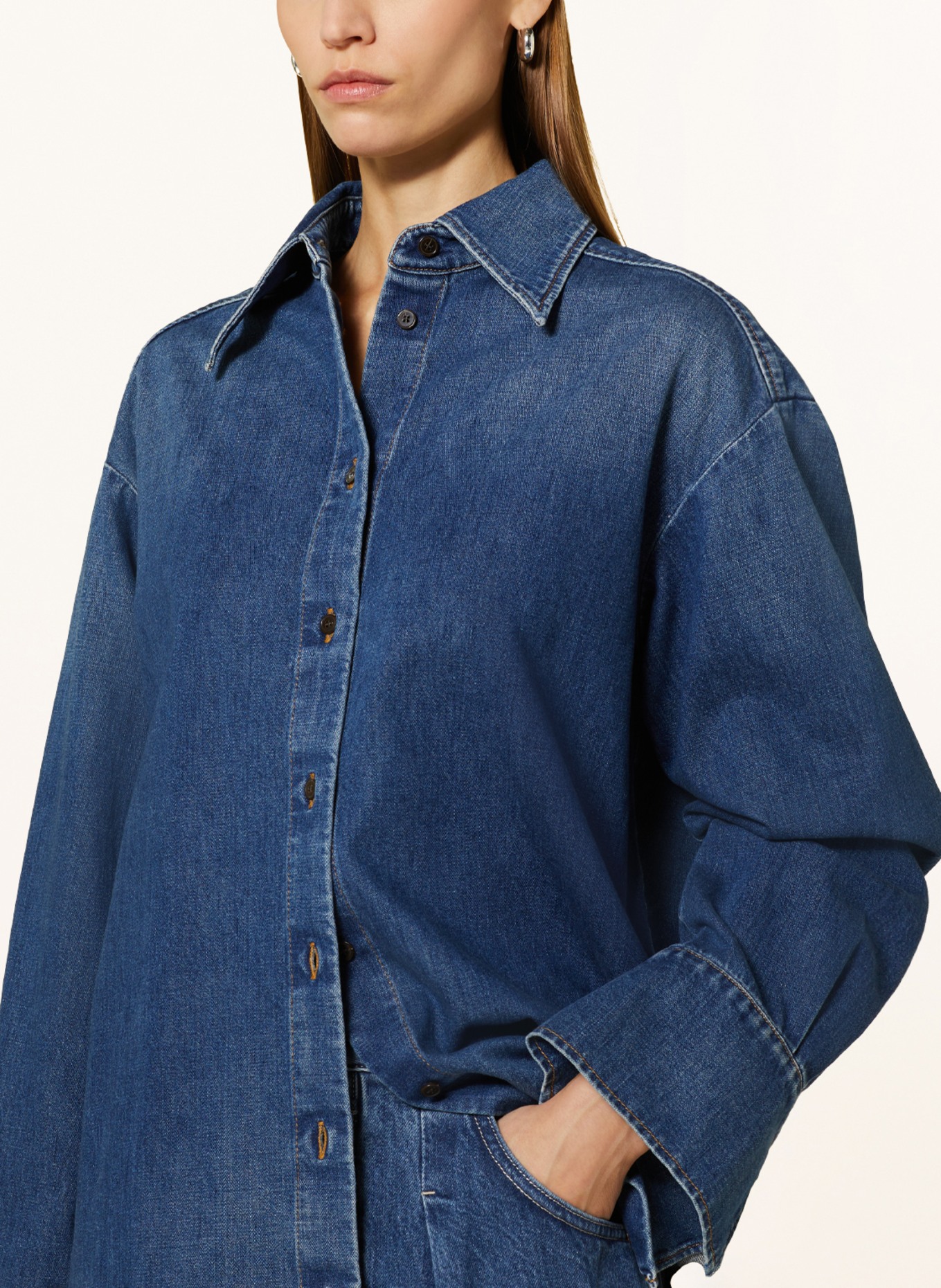 CLOSED Denim jacket, Color: DARK BLUE (Image 4)