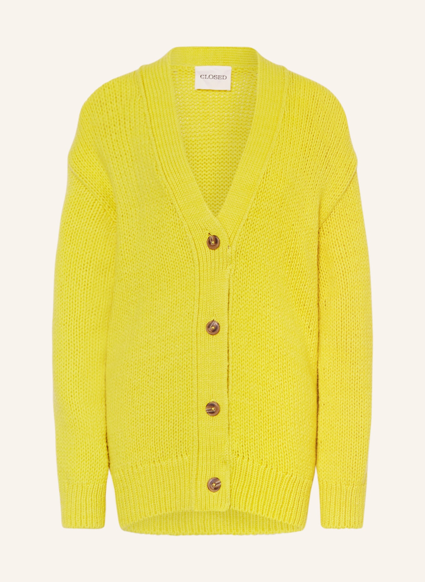 CLOSED Cardigan, Color: YELLOW (Image 1)