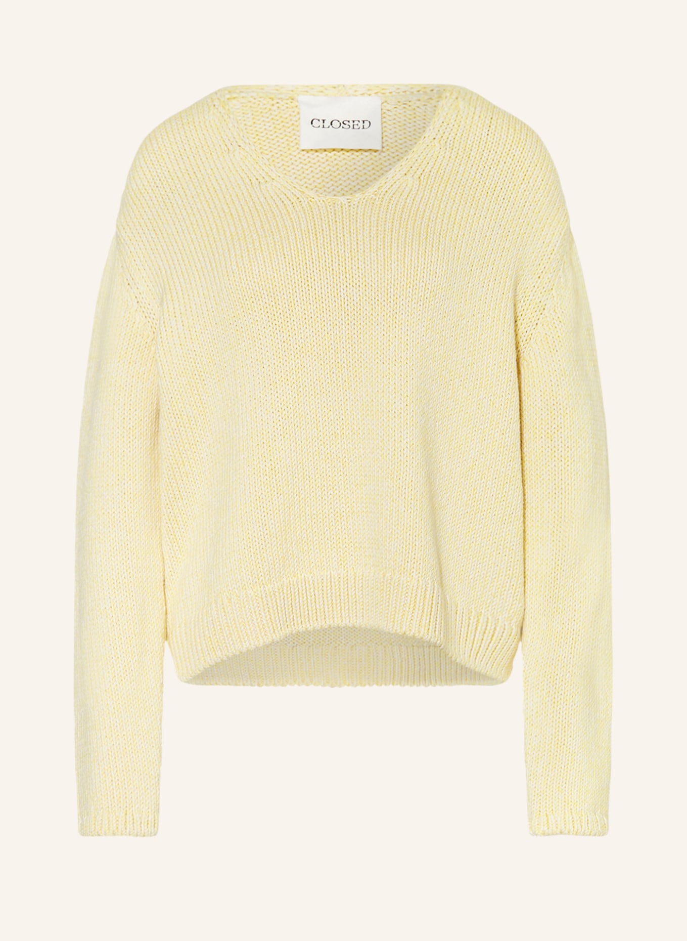 CLOSED Sweater, Color: LIGHT YELLOW (Image 1)