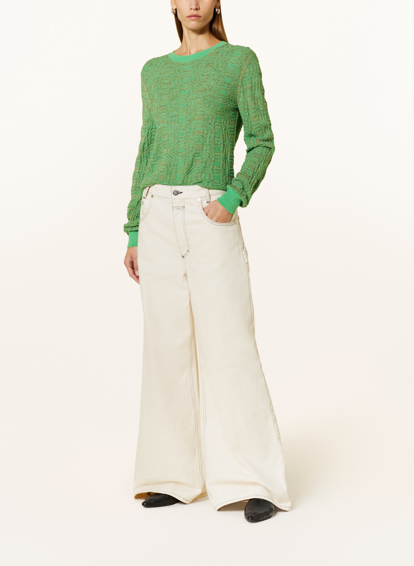 CLOSED Sweater, Color: LIGHT GREEN (Image 2)