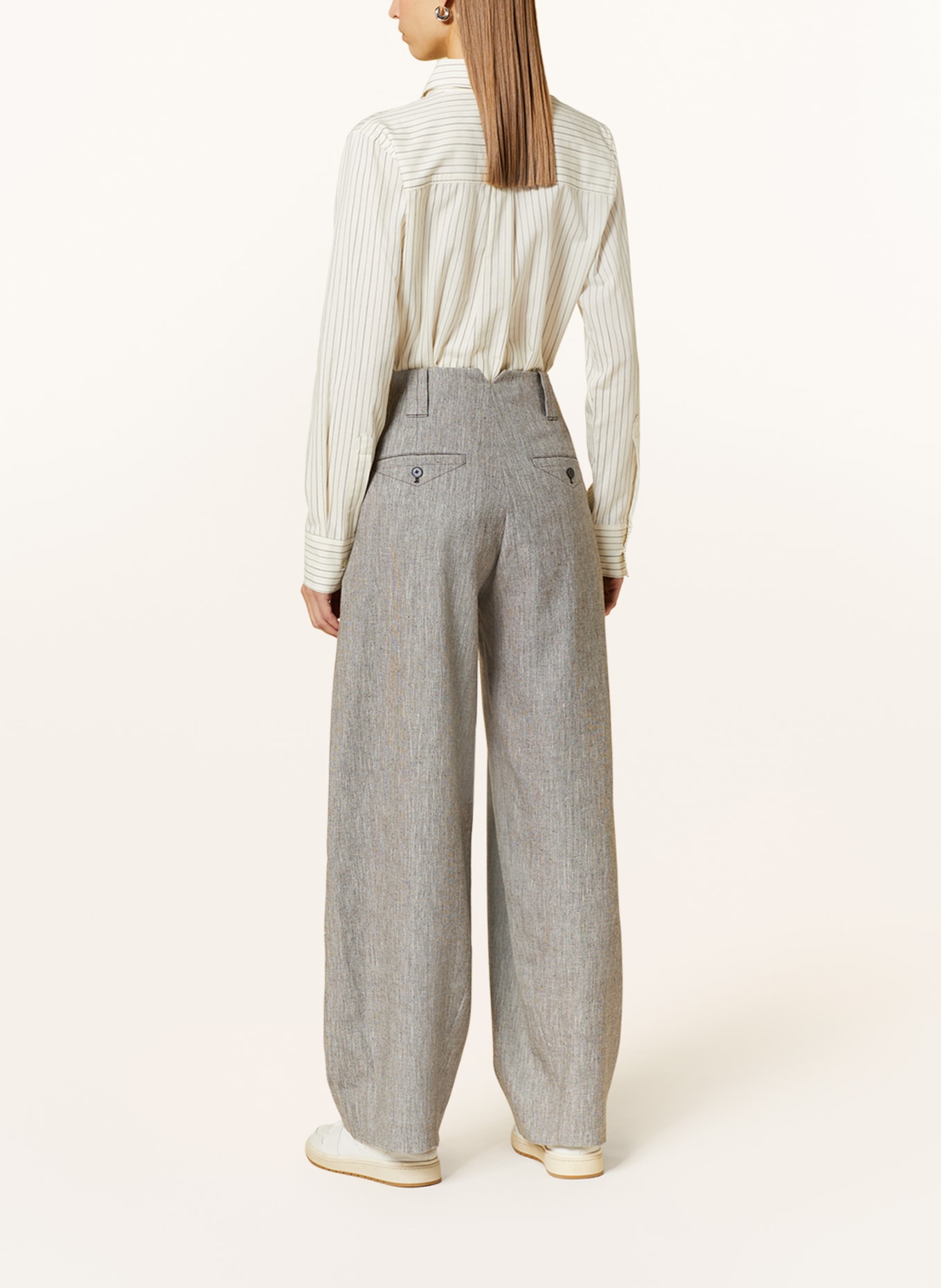 CLOSED Wide leg trousers LINBY, Color: BROWN (Image 3)
