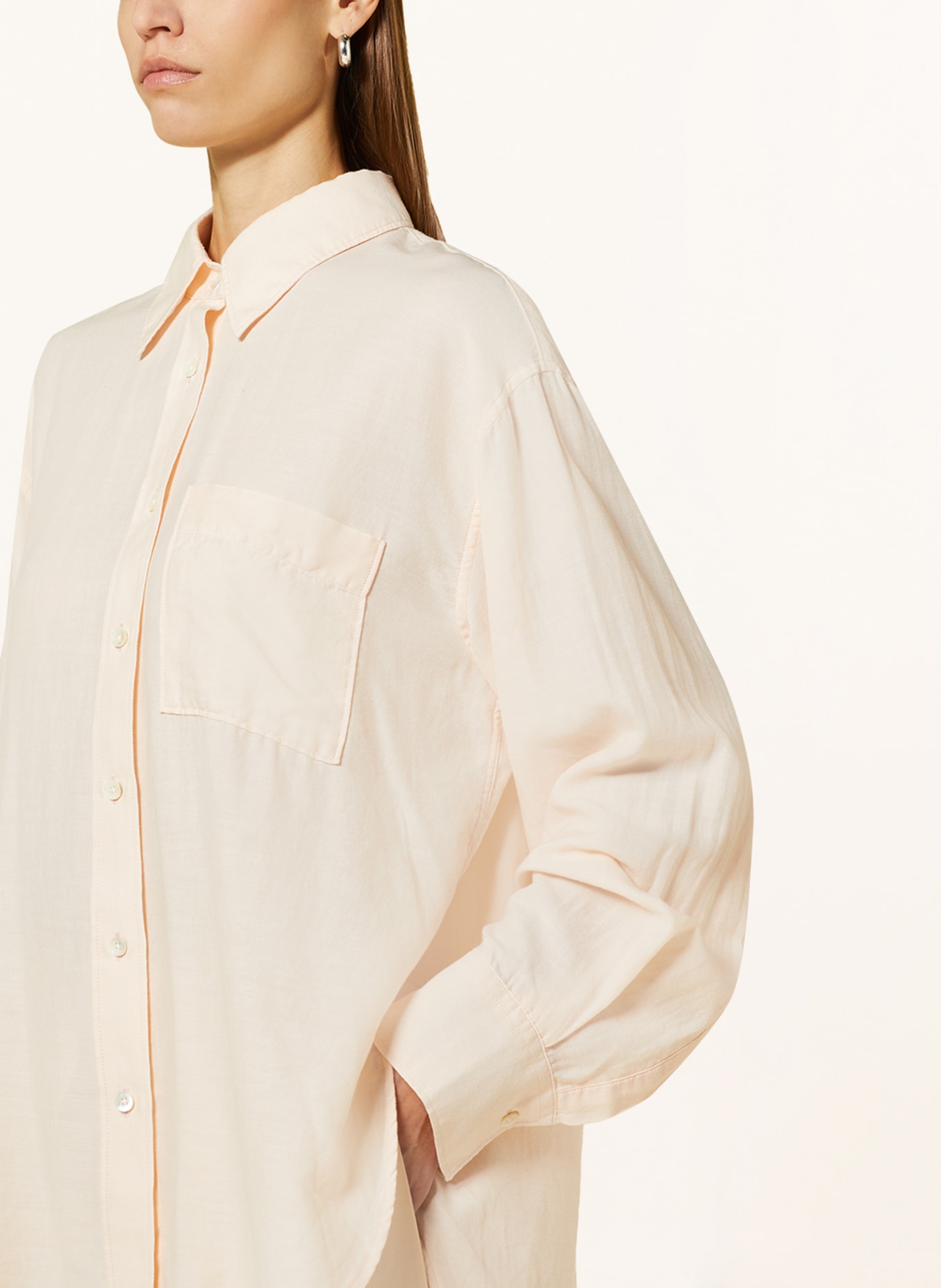 CLOSED Shirt blouse, Color: LIGHT ORANGE (Image 4)