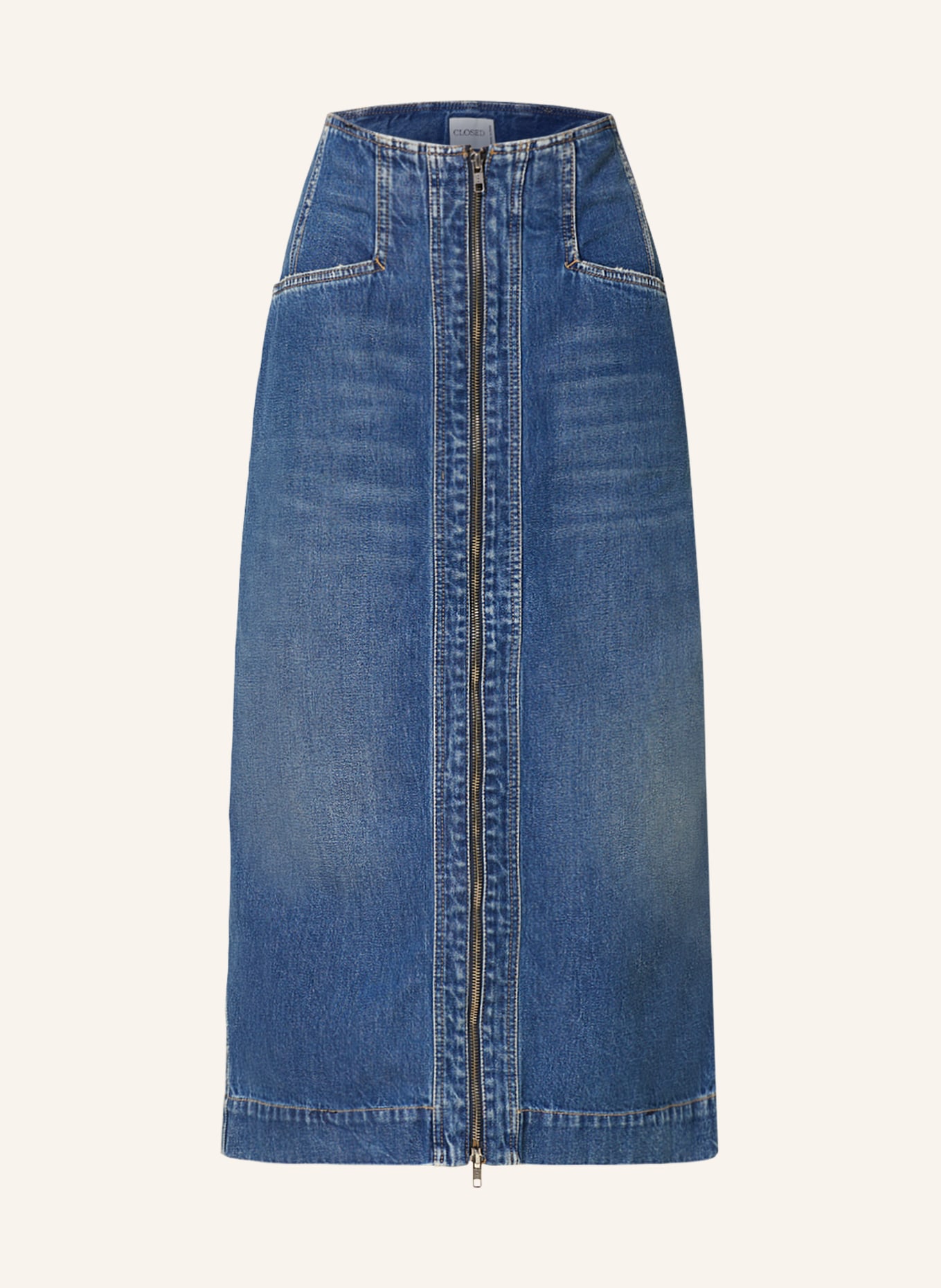 CLOSED Denim skirt, Color: MBL MID BLUE (Image 1)