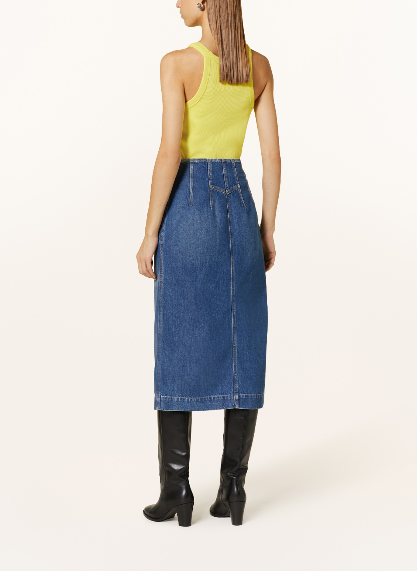 CLOSED Denim skirt, Color: MBL MID BLUE (Image 3)
