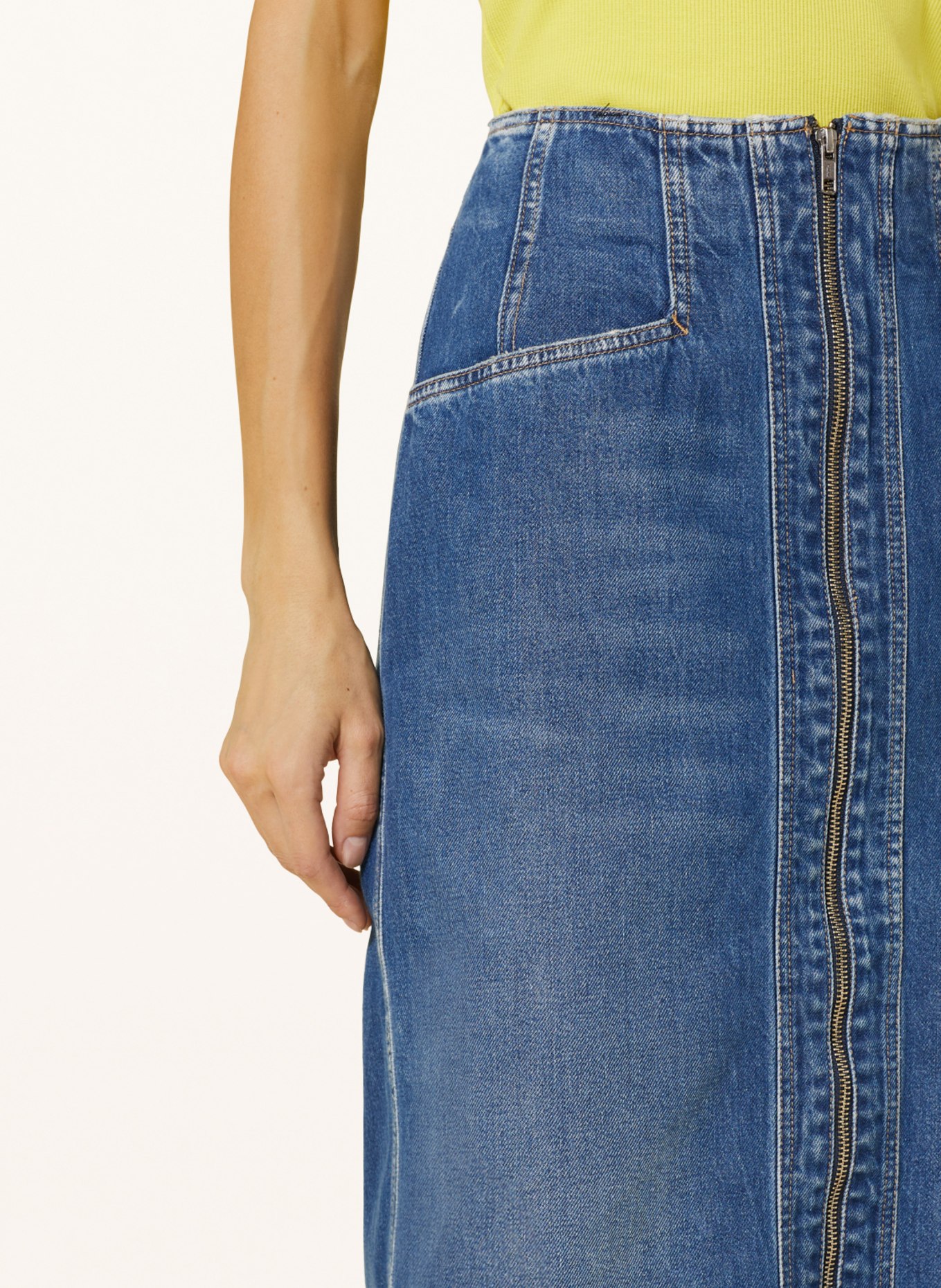 CLOSED Spódnica jeansowa, Kolor: MBL MID BLUE (Obrazek 4)