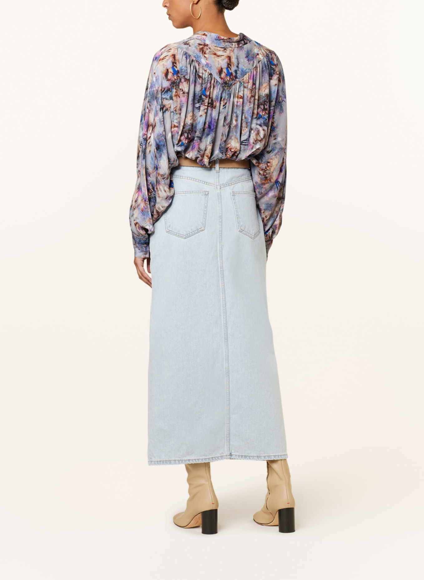 NEO NOIR Denim skirt FRANKIE, Color: 145 Light Blue (Image 3)