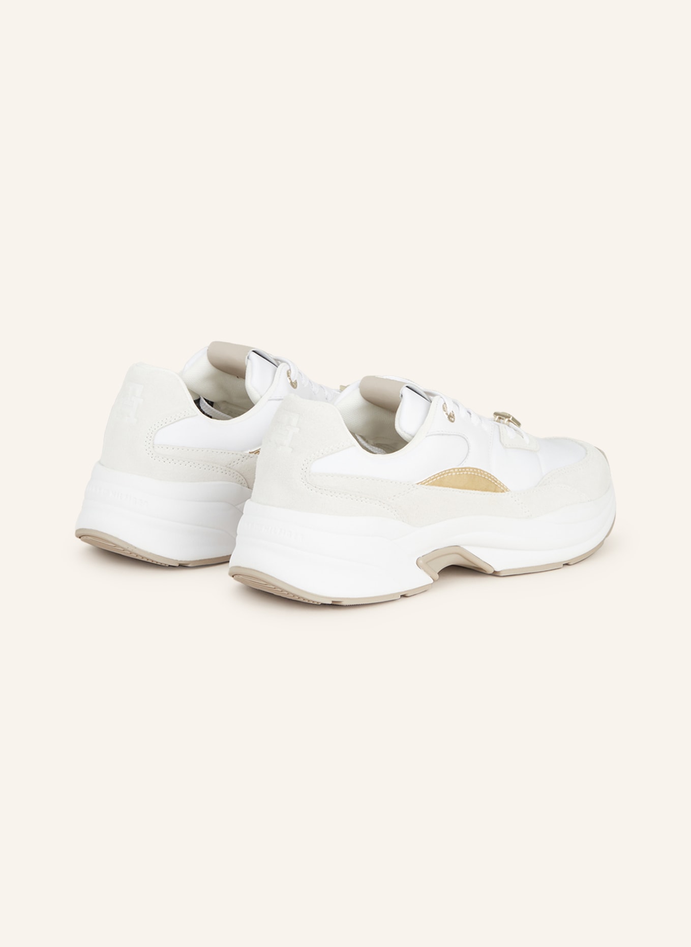 TOMMY HILFIGER Sneakers, Color: WHITE/ BEIGE (Image 2)