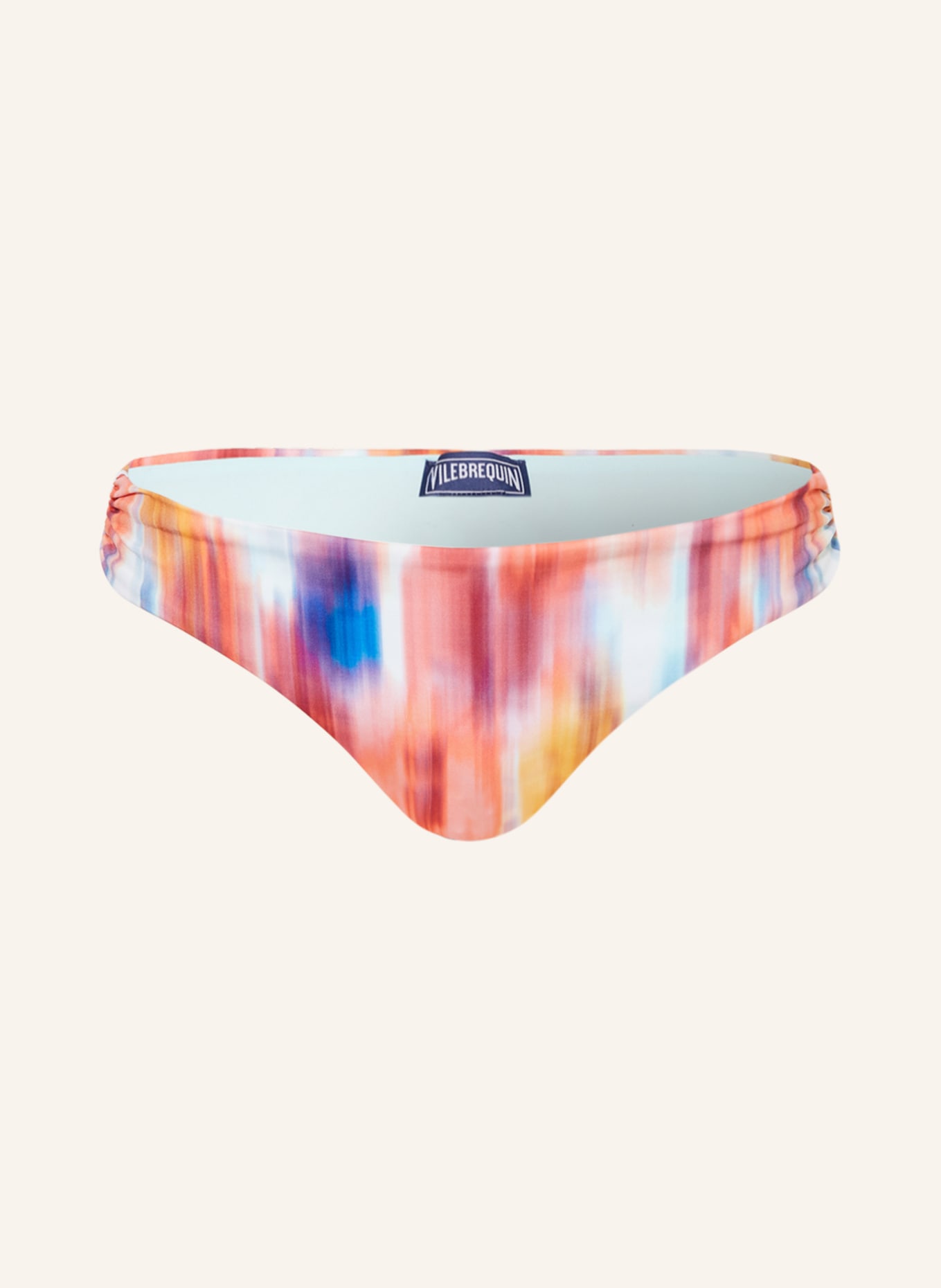 VILEBREQUIN Basic bikini bottoms LAMITIE, Color: LIGHT RED/ TURQUOISE/ DARK YELLOW (Image 1)