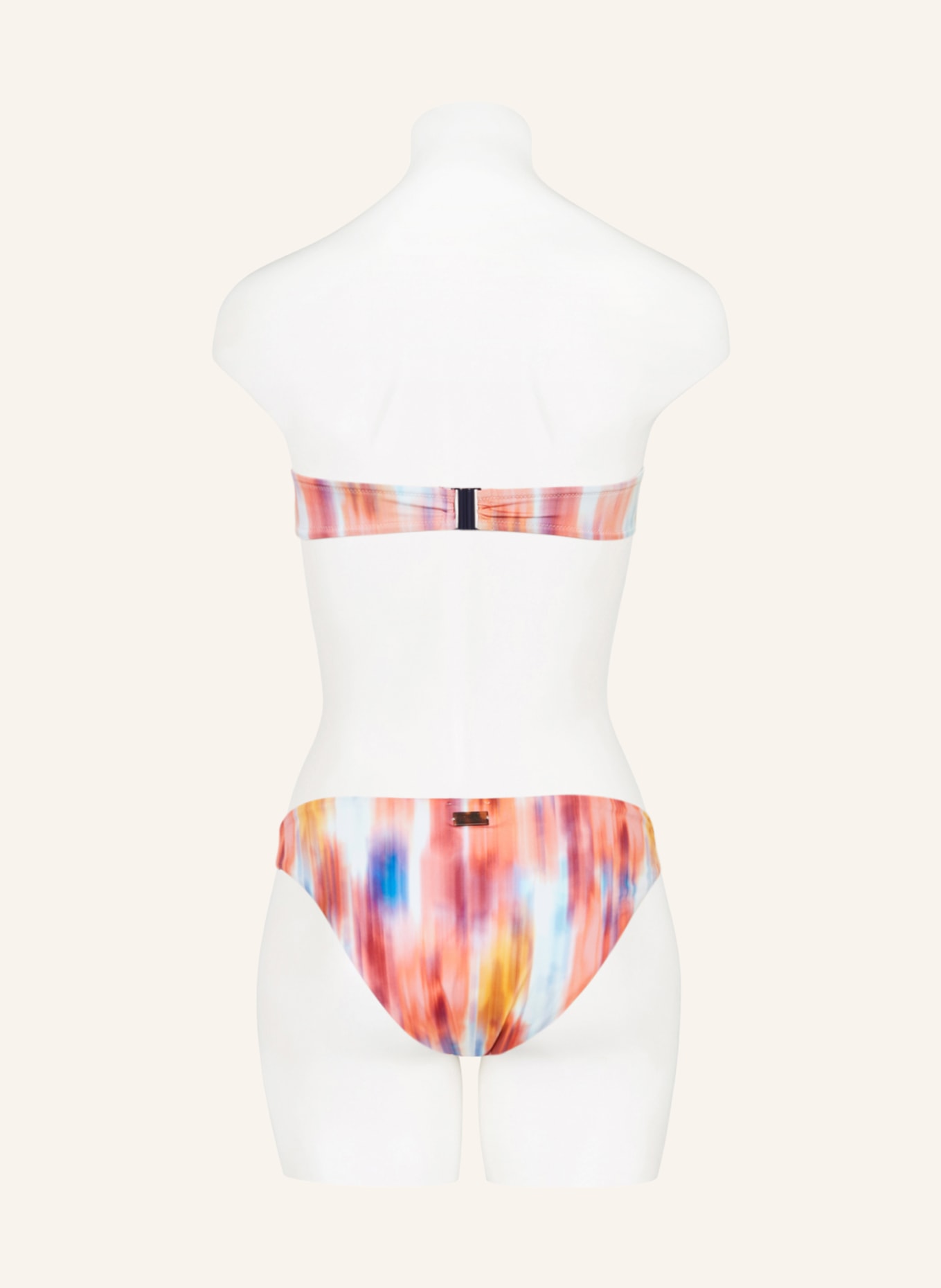 VILEBREQUIN Basic-Bikini-Hose LAMITIE, Farbe: HELLROT/ TÜRKIS/ DUNKELGELB (Bild 3)