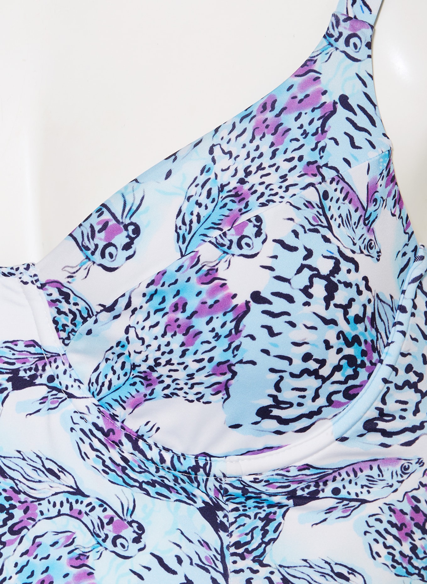 VILEBREQUIN Swimsuit ISADORA FISH LEONITA, Color: WHITE/ TURQUOISE/ PURPLE (Image 4)
