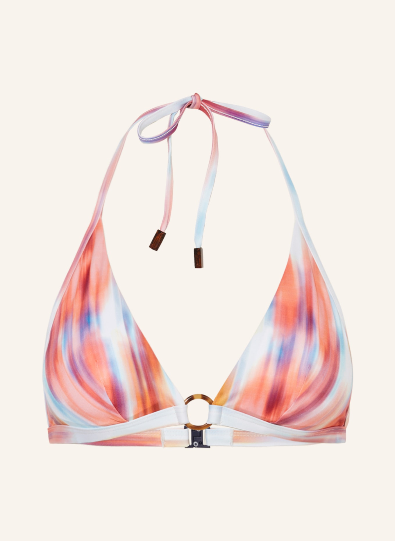 VILEBREQUIN Triangel-Bikini-Top FLECHETT, Farbe: HELLROT/ TÜRKIS/ DUNKELGELB(Bild null)