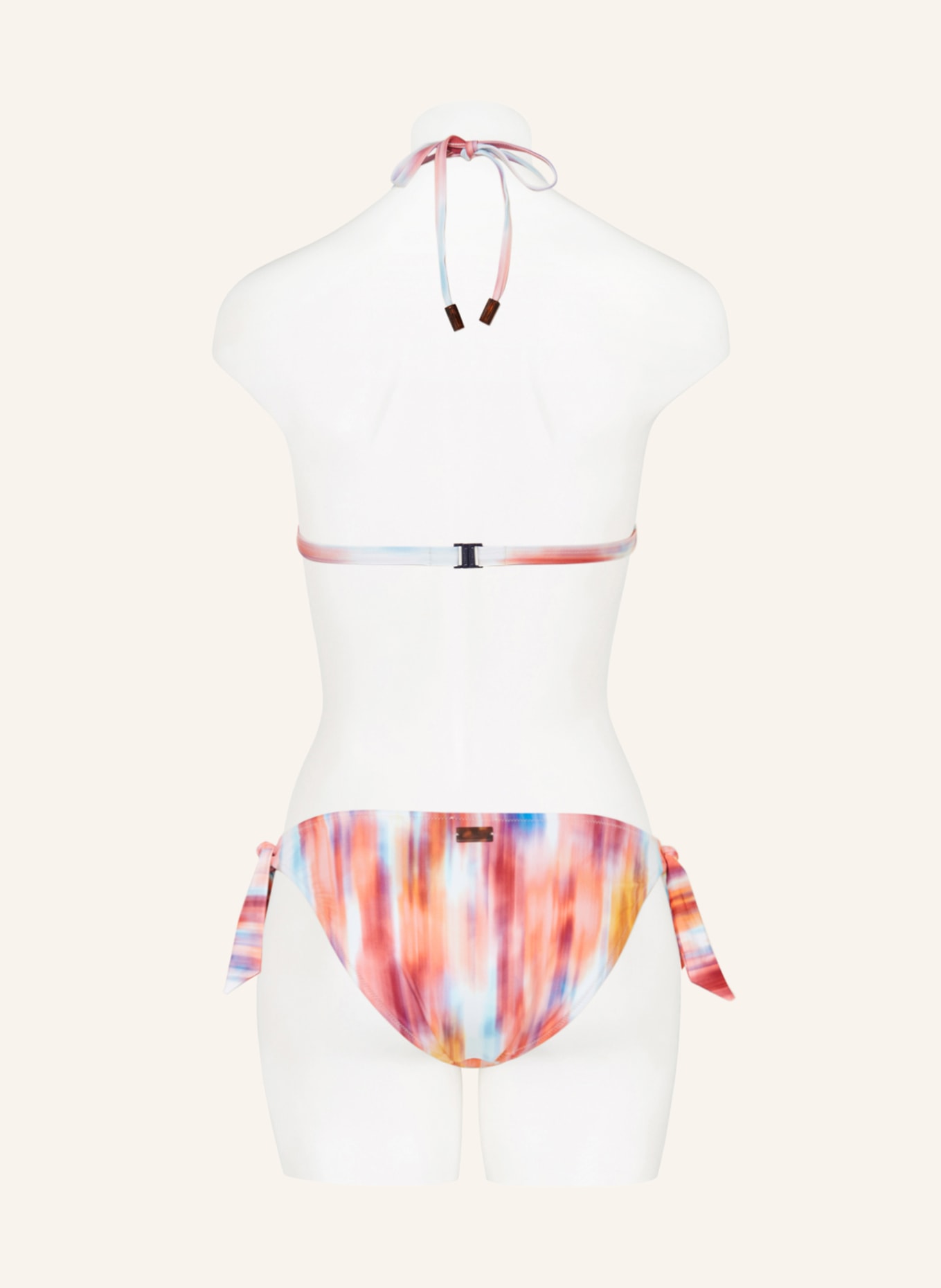 VILEBREQUIN Triangel-Bikini-Top FLECHETT, Farbe: HELLROT/ TÜRKIS/ DUNKELGELB (Bild 3)