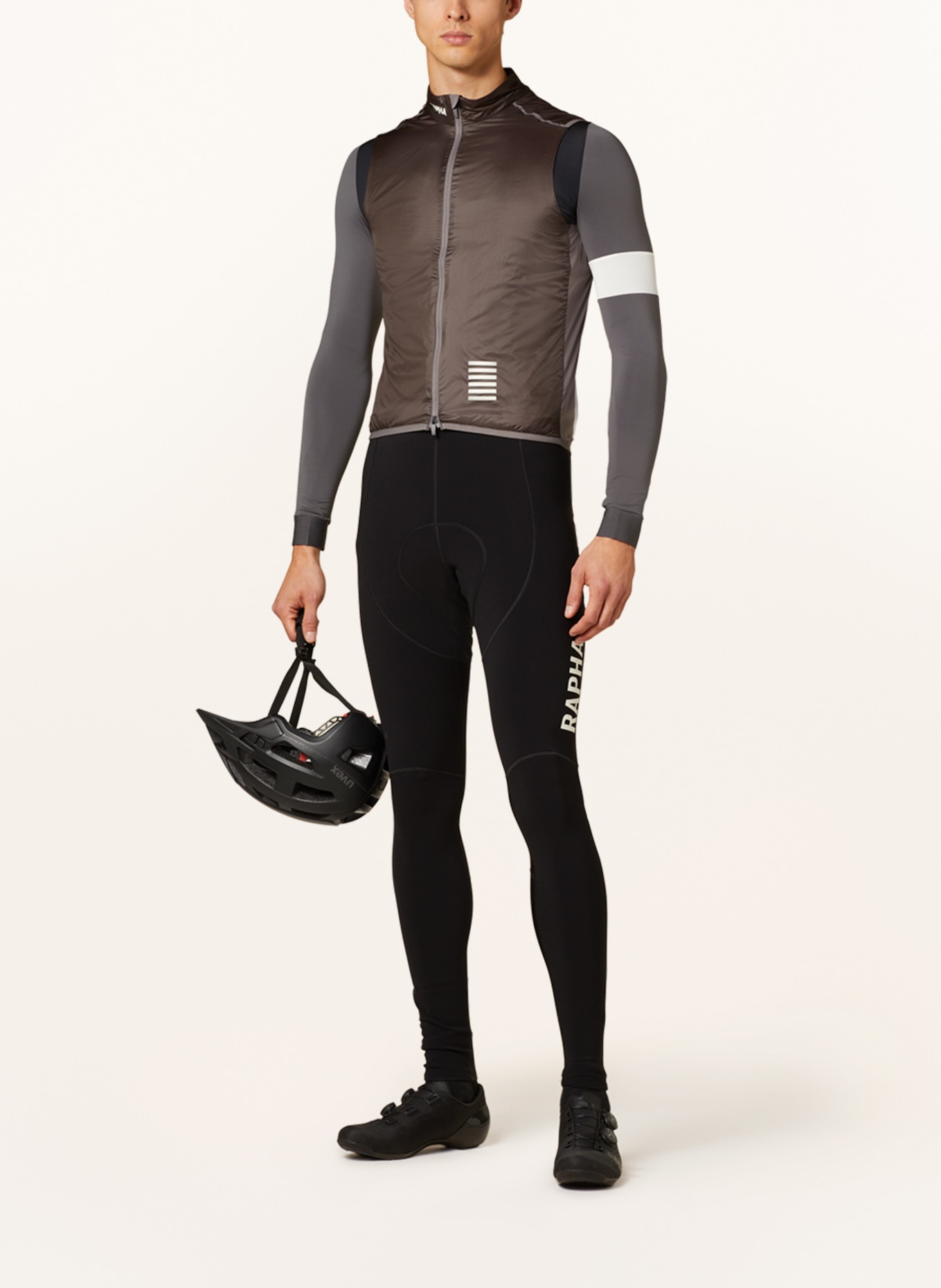 Rapha Cycling vest PRO TEAM, Color: BLACK/ GRAY (Image 2)