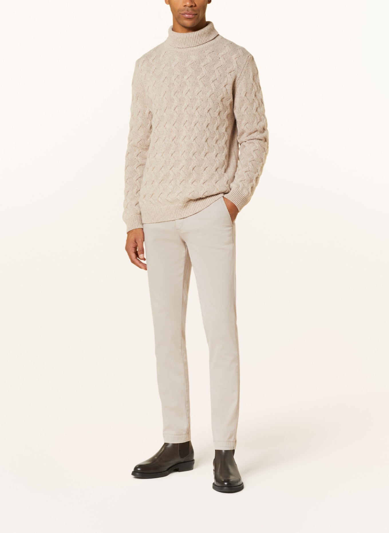 SAND COPENHAGEN Chinos DILAN modern fit, Color: CREAM (Image 2)