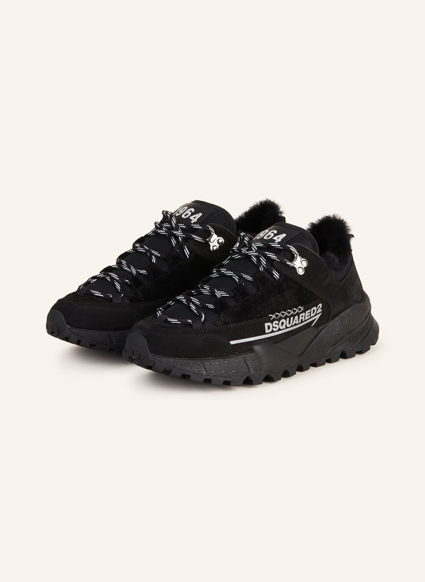 DSQUARED2 Sneakers FREE MOUNTAIN, Color: BLACK (Image 1)
