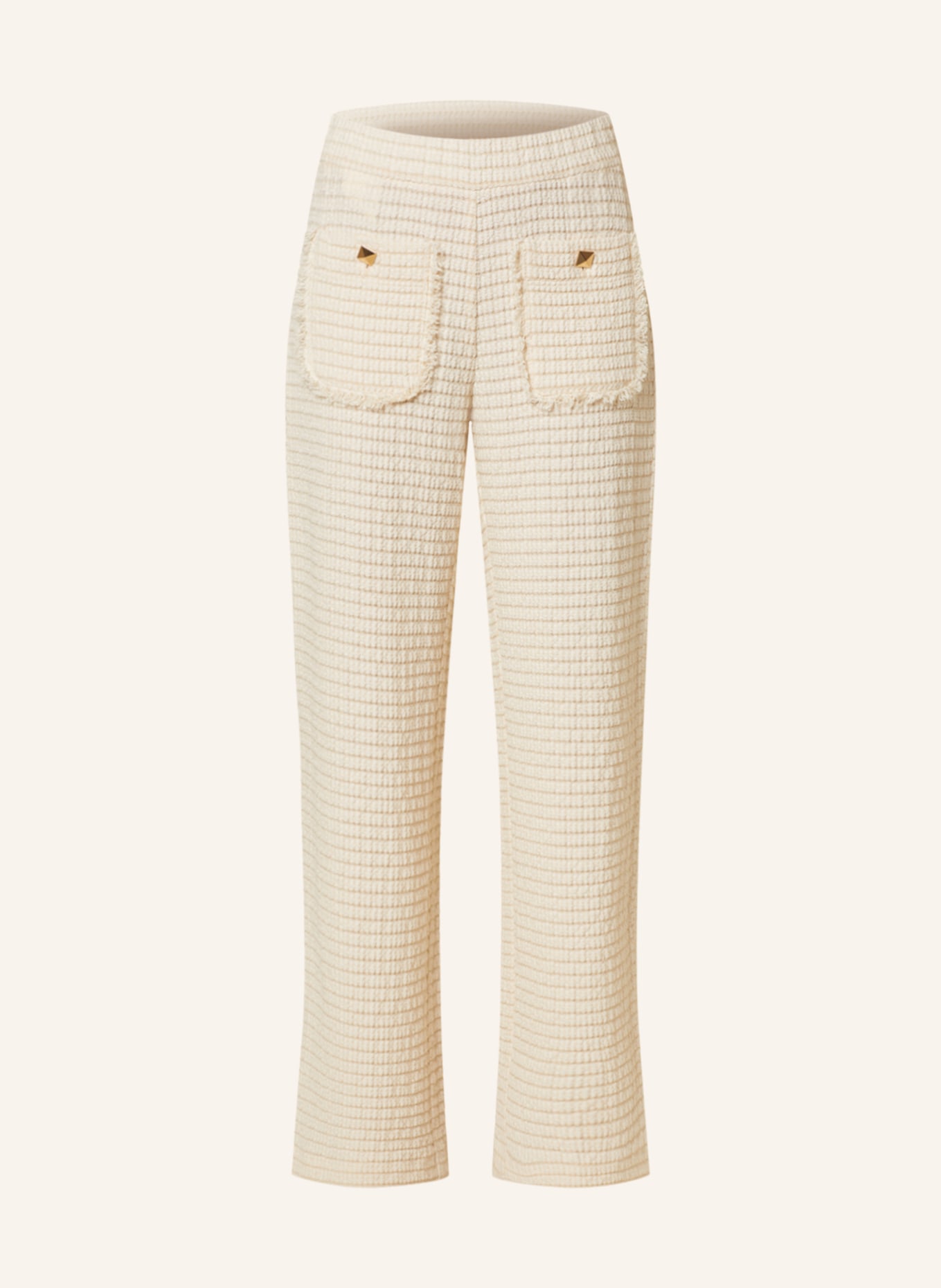 MAC Knit trousers, Color: ECRU (Image 1)
