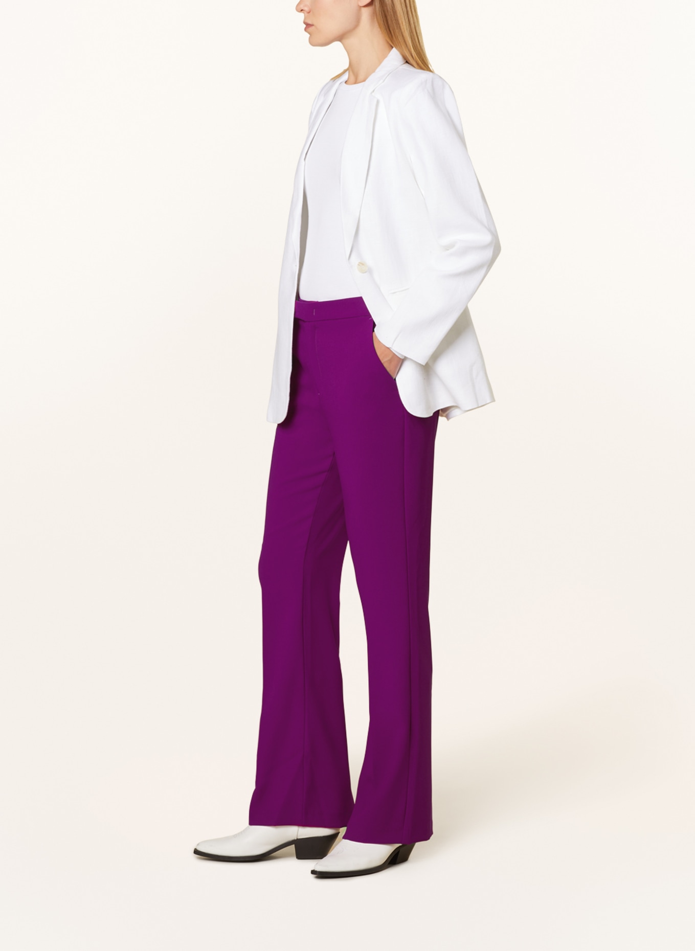 MAC Trousers JOANA, Color: DARK PURPLE (Image 4)
