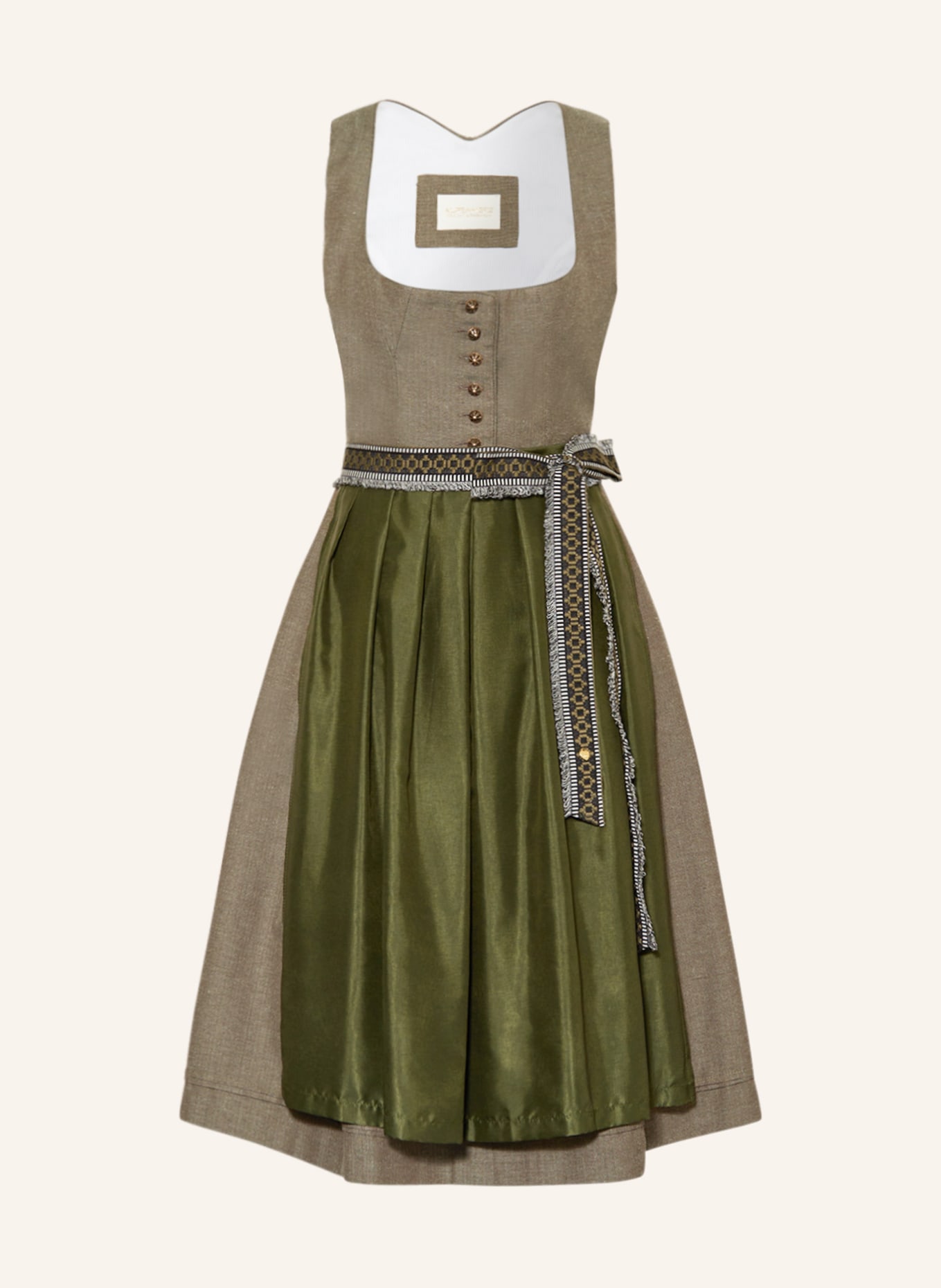 AlpenHERZ Sukienka bawarska PALOMA, Kolor: OLIWKOWY (Obrazek 1)