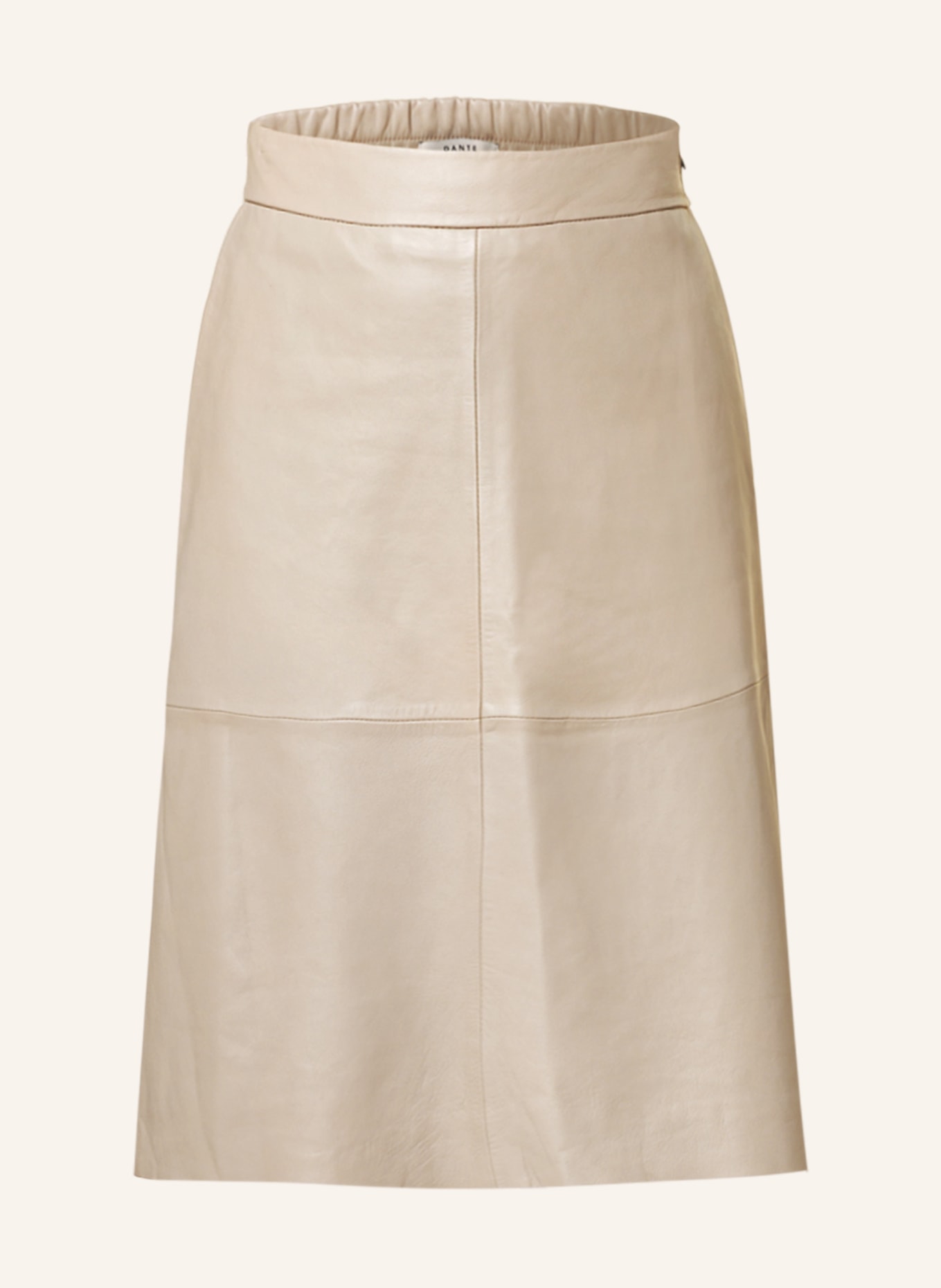 DANTE6 Leather skirt NOORA, Color: TAUPE (Image 1)