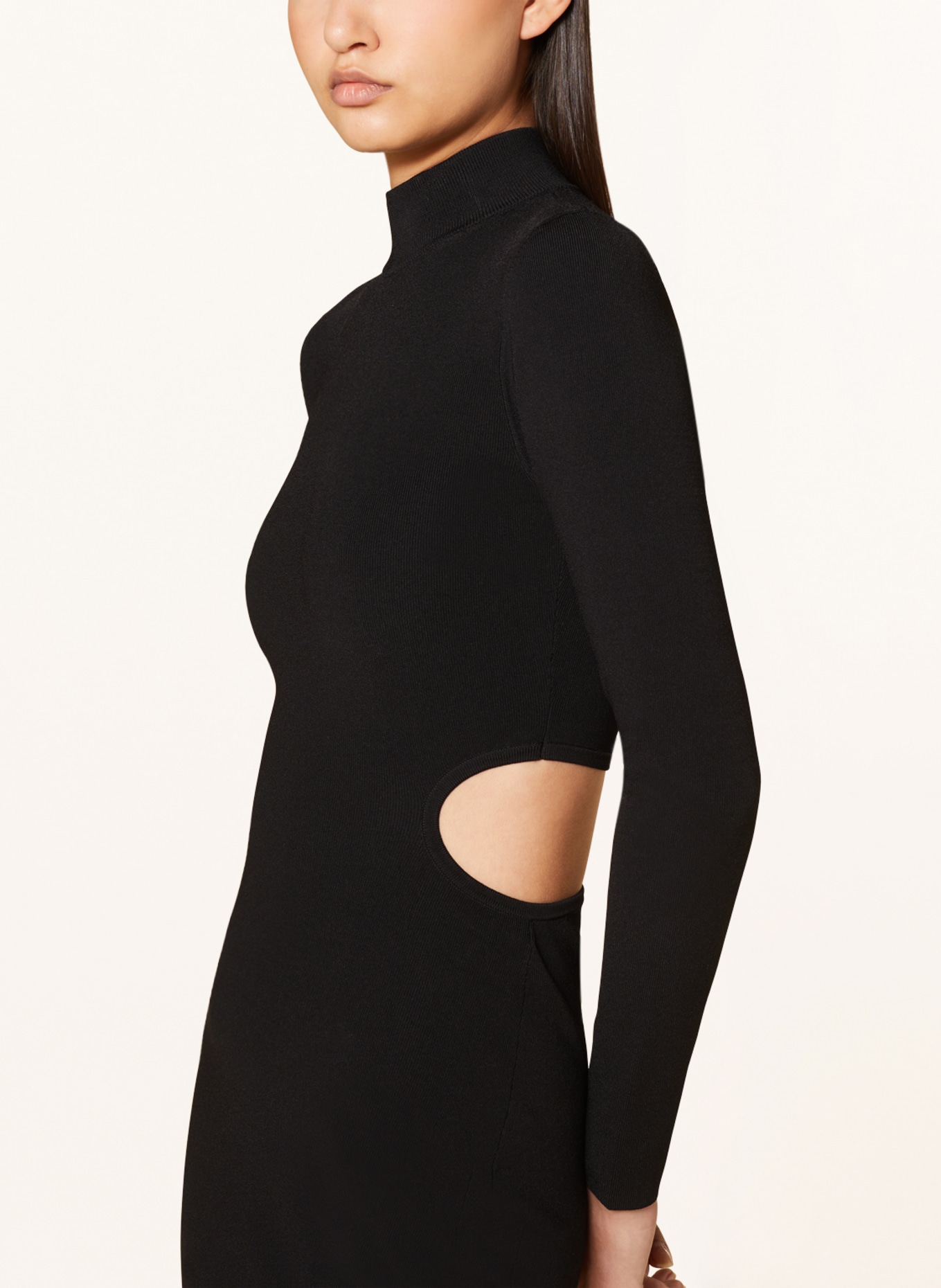 MICHAEL KORS Knit dress with cut-out, Color: BLACK (Image 4)
