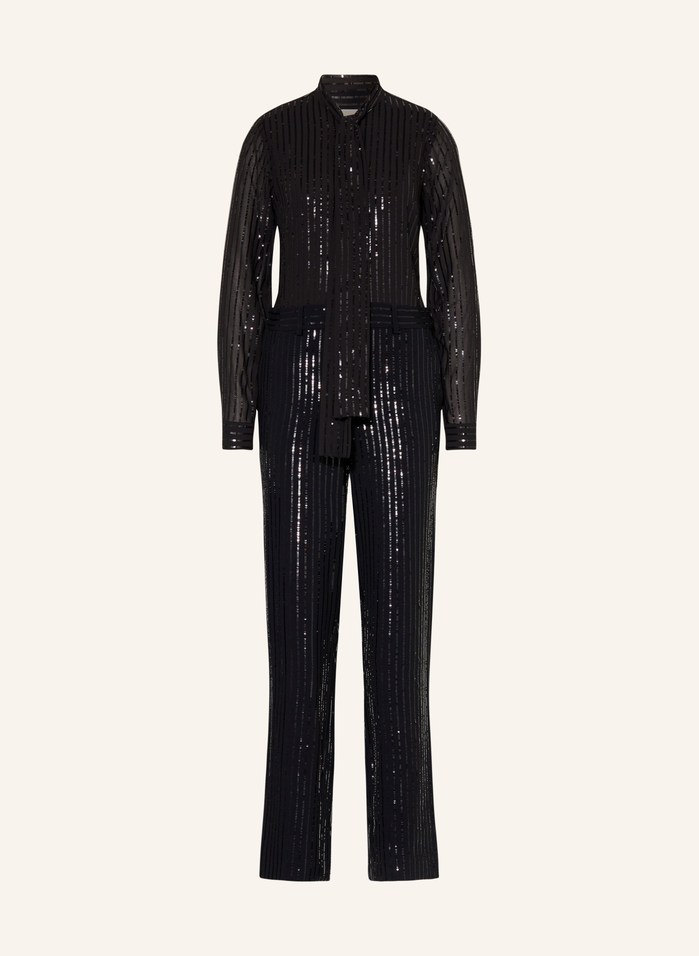 MICHAEL KORS Jumpsuit with sequins, Color: BLACK (Image 1)