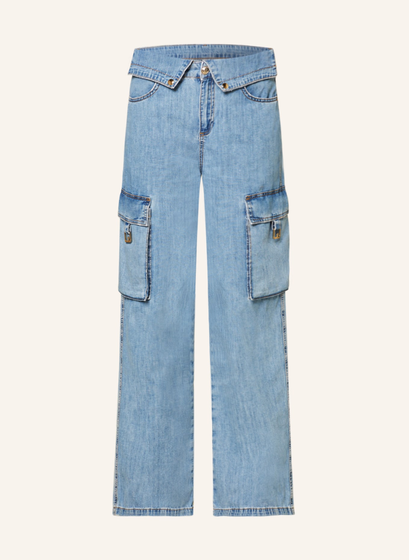 LIU JO Cargo jeans, Color: 78722 Den.Blue american wa (Image 1)