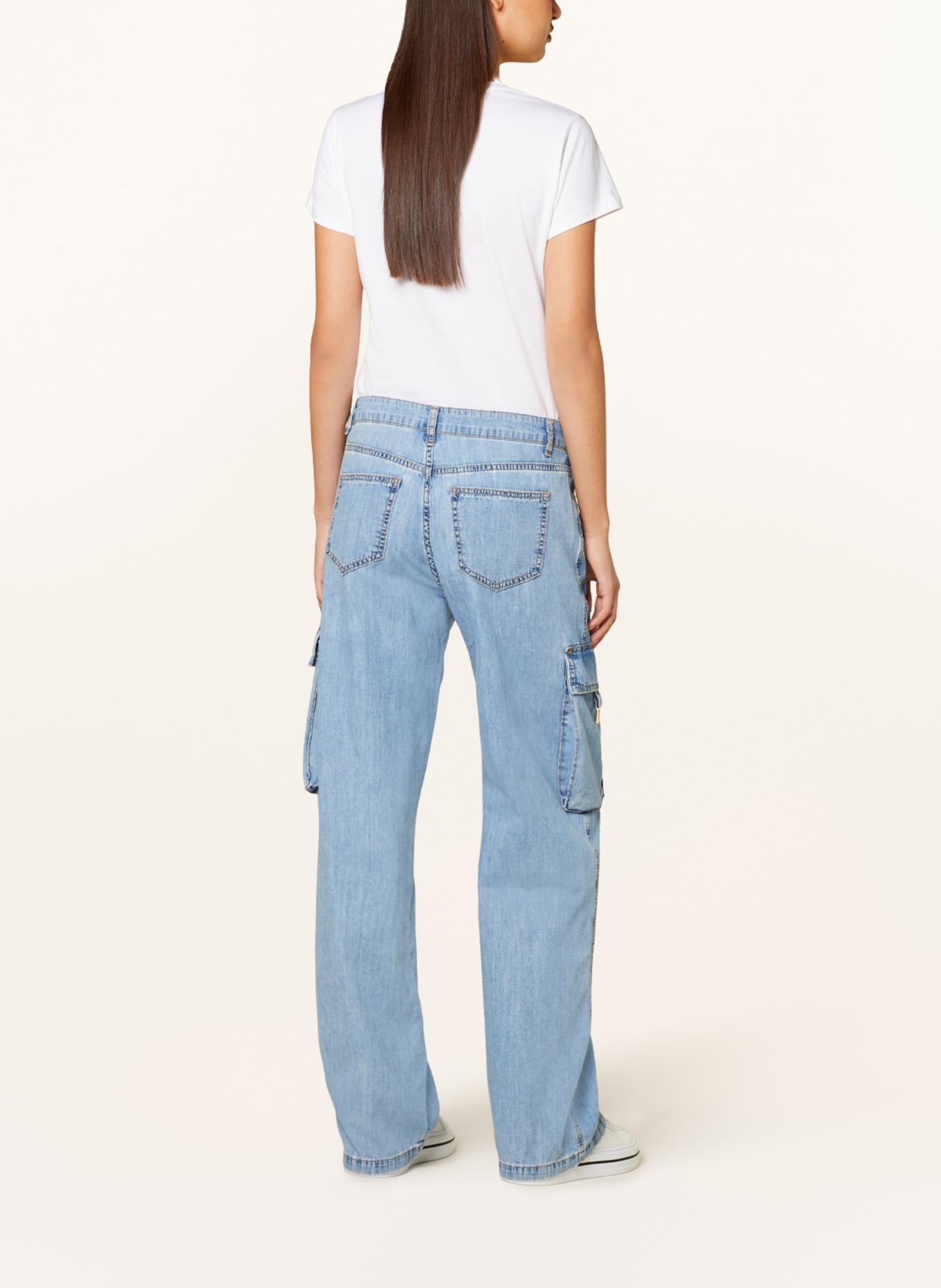 LIU JO Cargo jeans, Color: 78722 Den.Blue american wa (Image 3)