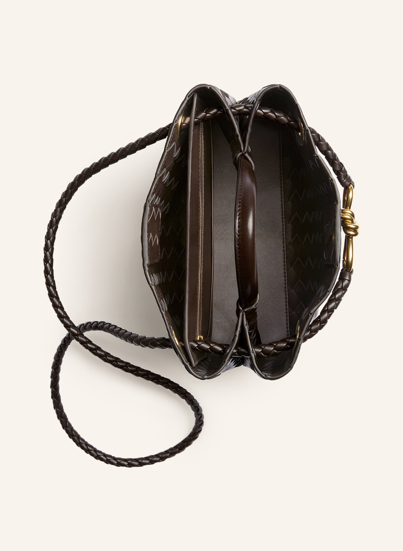 BOTTEGA VENETA Handtasche ANDIAMO SMALL, Farbe: BROWN - MAHOGANY (Bild 4)
