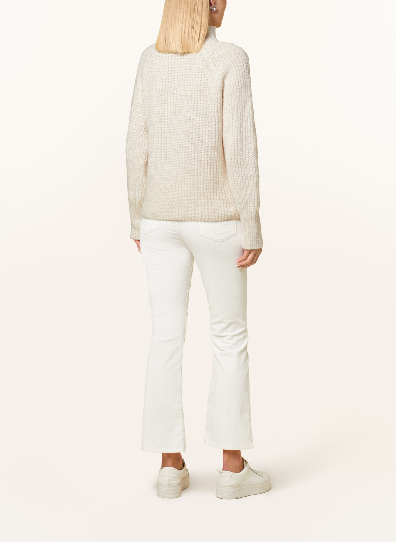 MORE & MORE Sweater with glitter thread, Color: CREAM (Image 3)