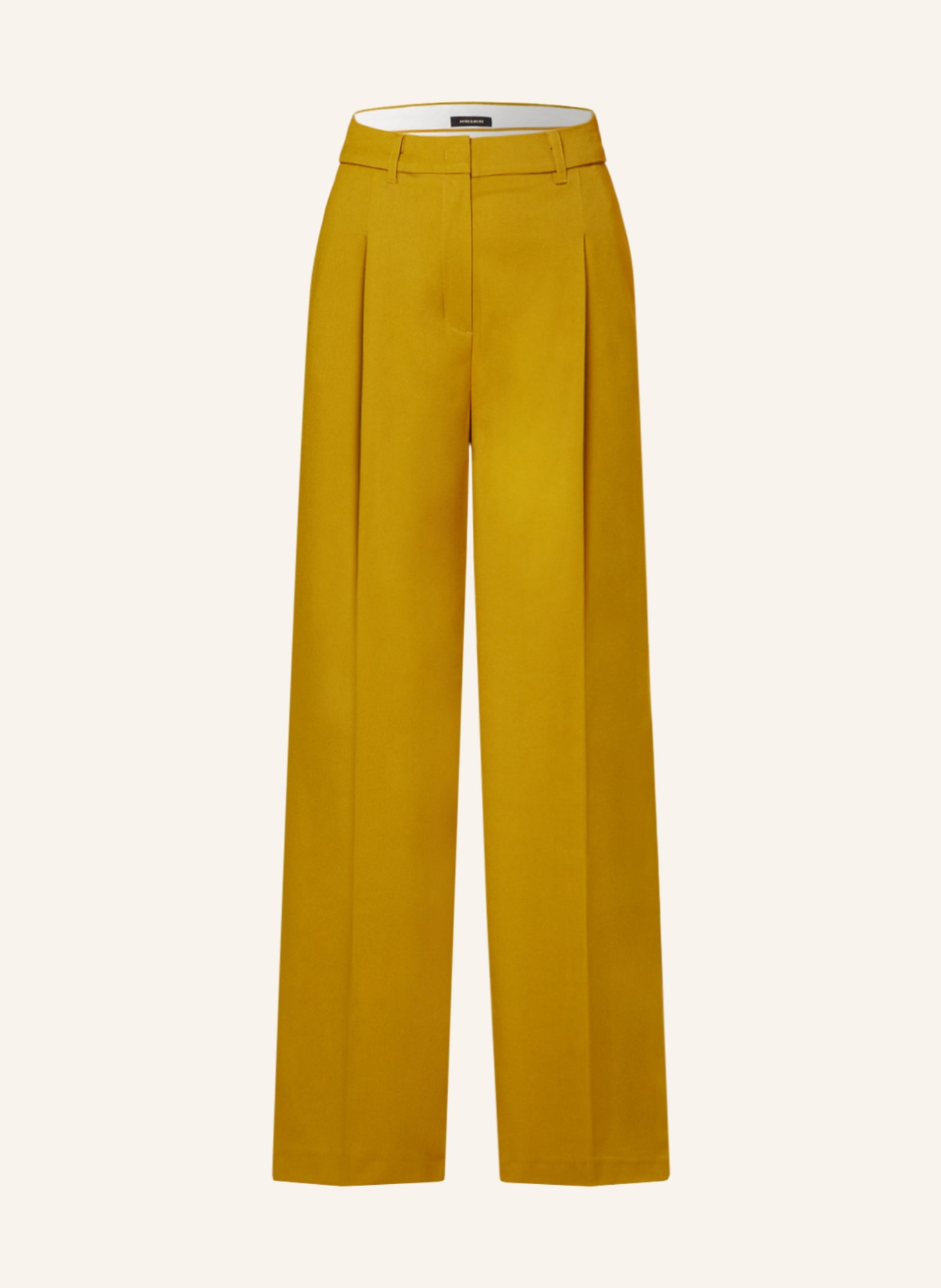 MORE & MORE Trousers, Color: DARK YELLOW (Image 1)