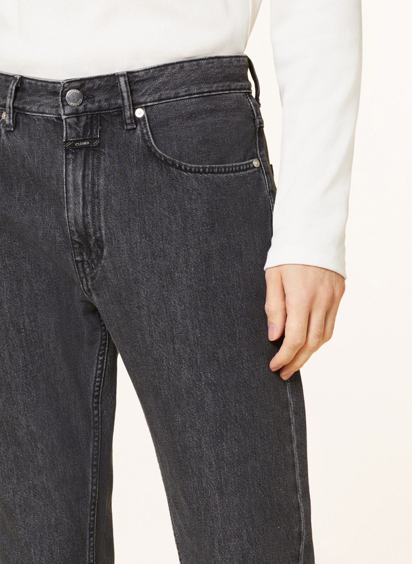 CLOSED Jeans COOPER TRUE Tapered Fit, Farbe: DGY DARK GREY (Bild 5)