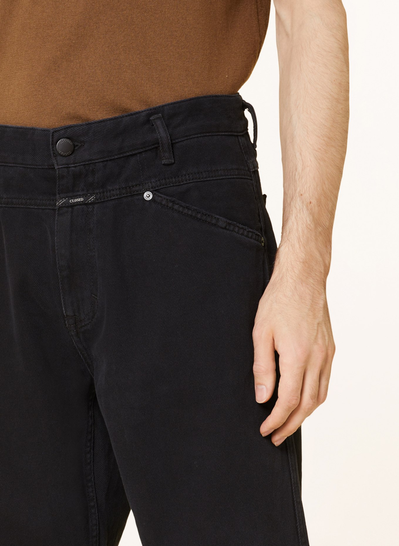 CLOSED Jeans X-LENT Tapered Fit, Farbe: BBK BLACK/BLACK (Bild 5)