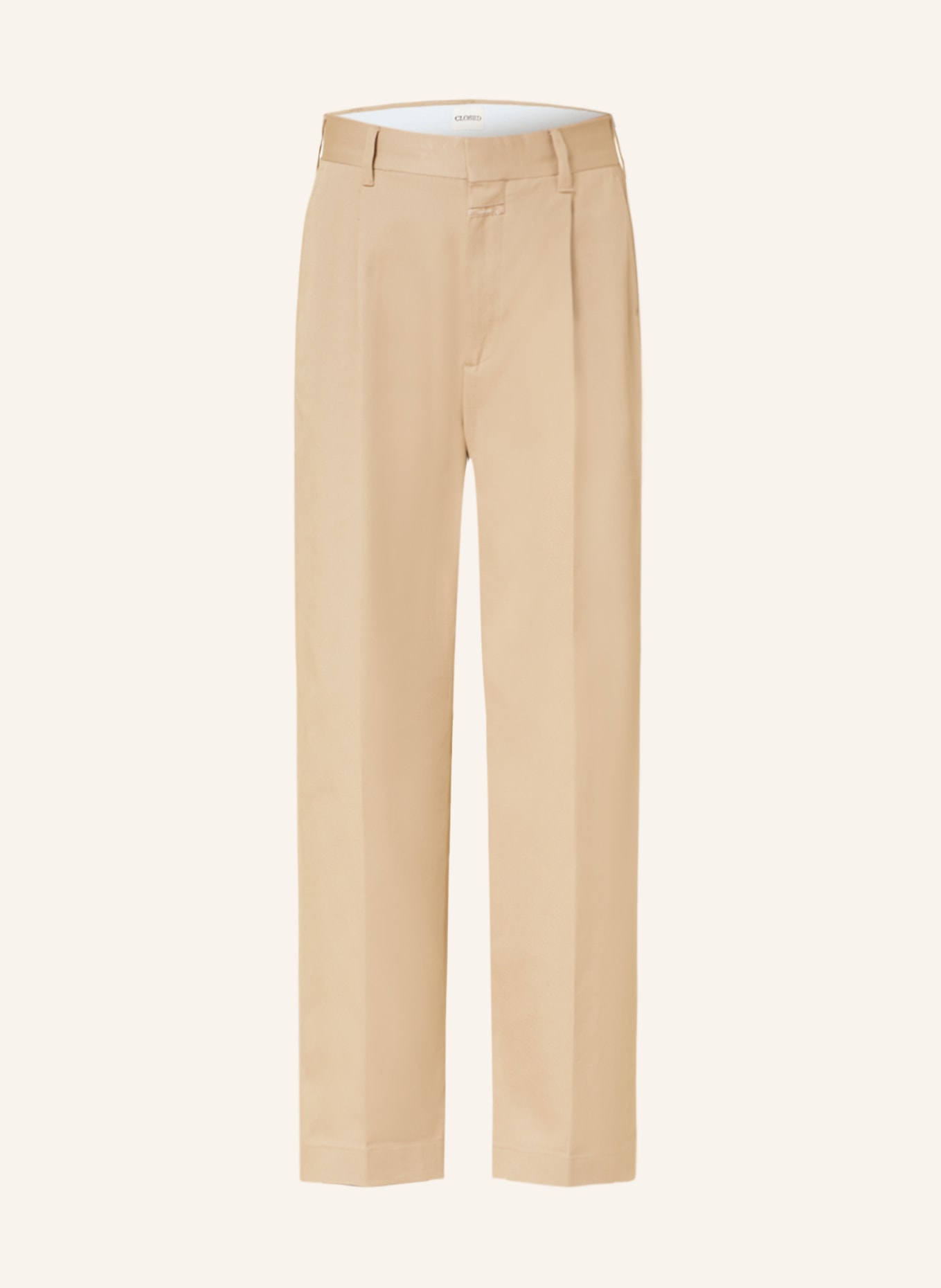 CLOSED Chinos BLOMBERG Wide Fit, Color: BEIGE (Image 1)