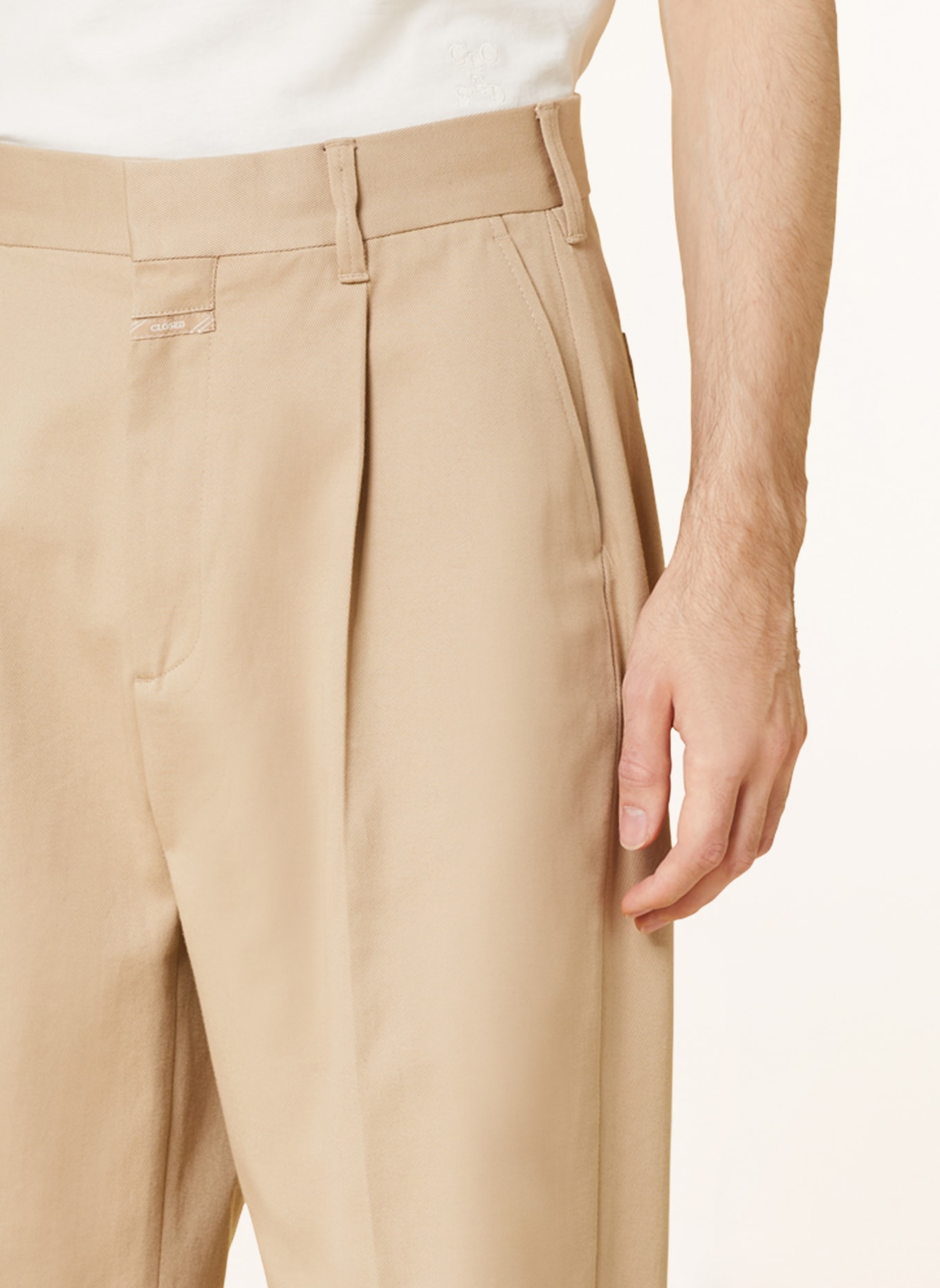CLOSED Chinos BLOMBERG Wide Fit, Color: BEIGE (Image 5)