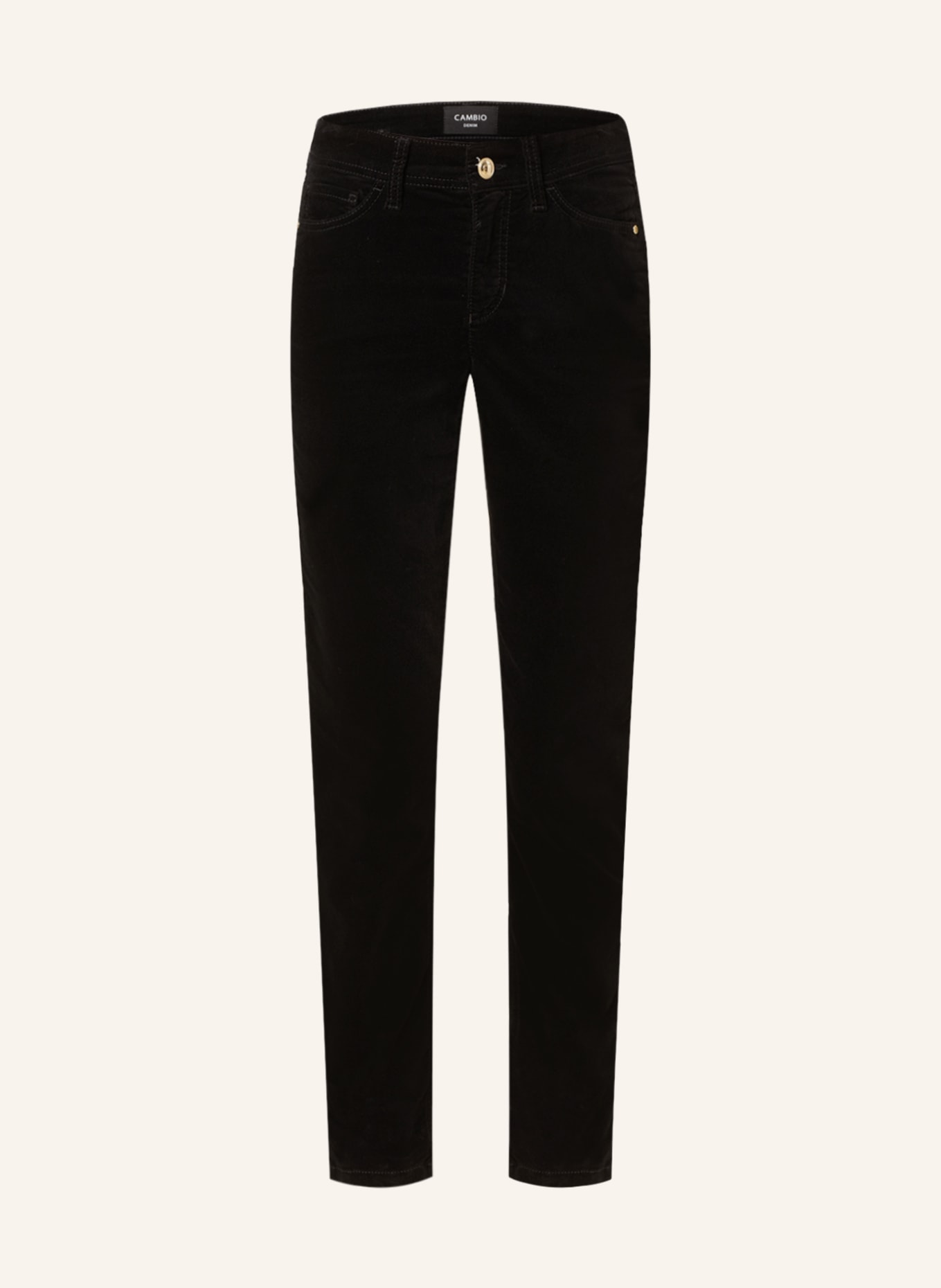 CAMBIO Corduroy trousers PIPER, Color: BLACK (Image 1)