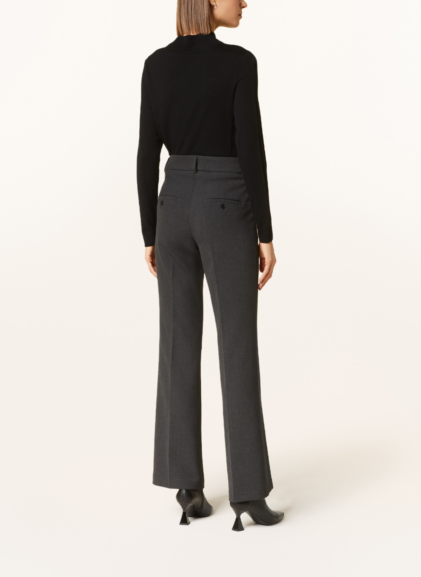 CAMBIO Trousers FRANCE, Color: DARK GRAY (Image 3)