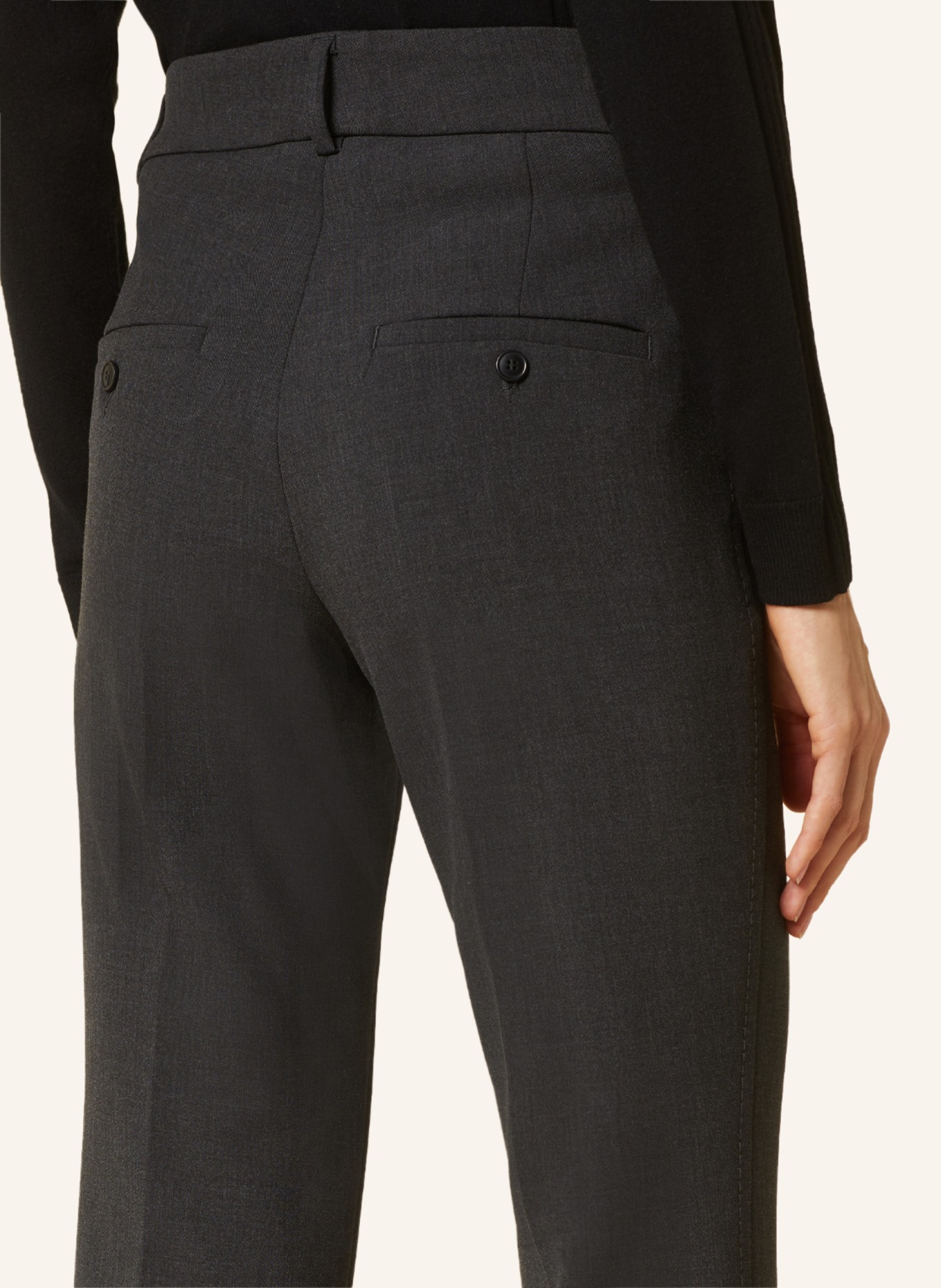 CAMBIO Trousers FRANCE, Color: DARK GRAY (Image 5)